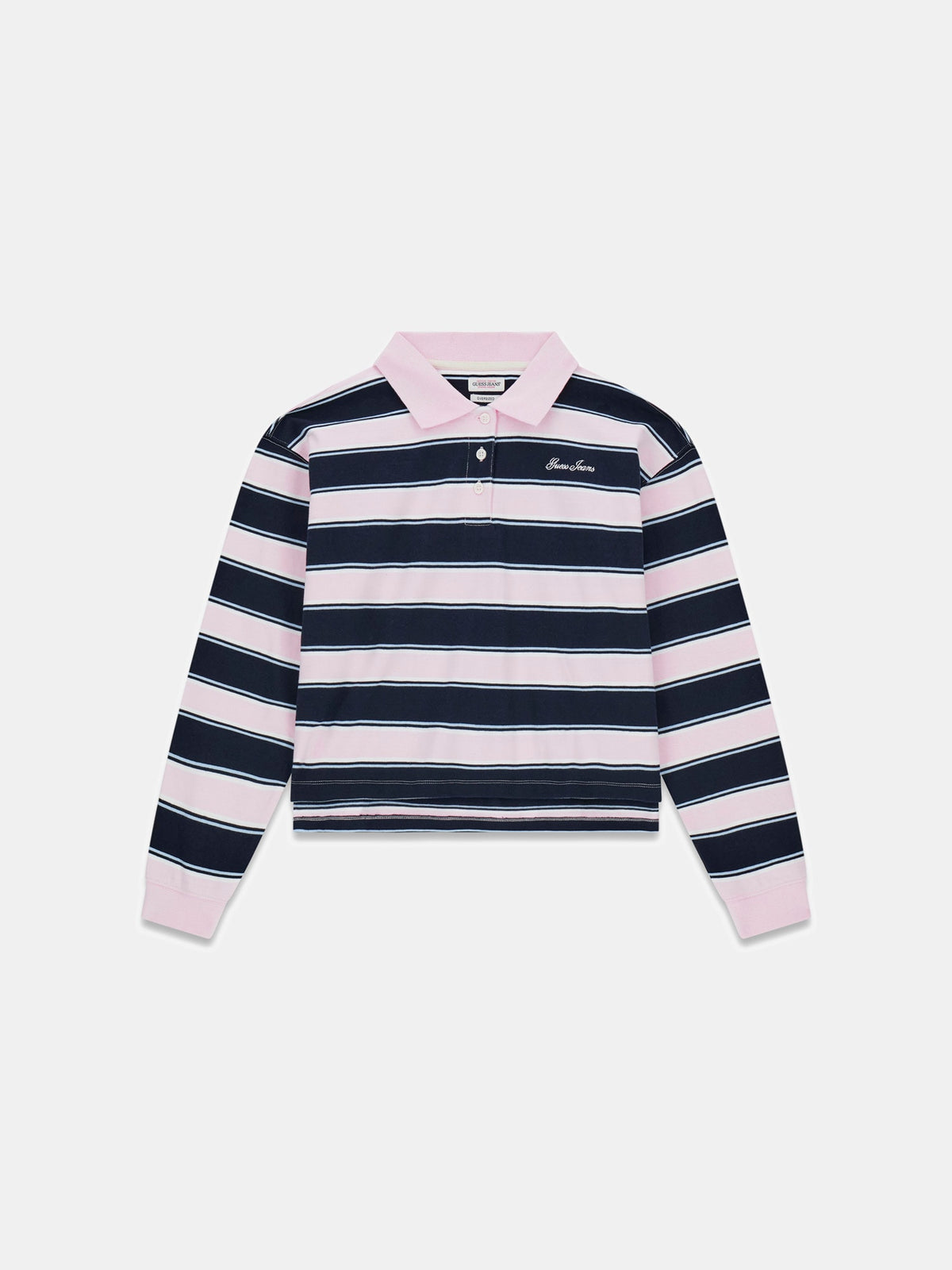 GJ OS CROP POLO SHIRT