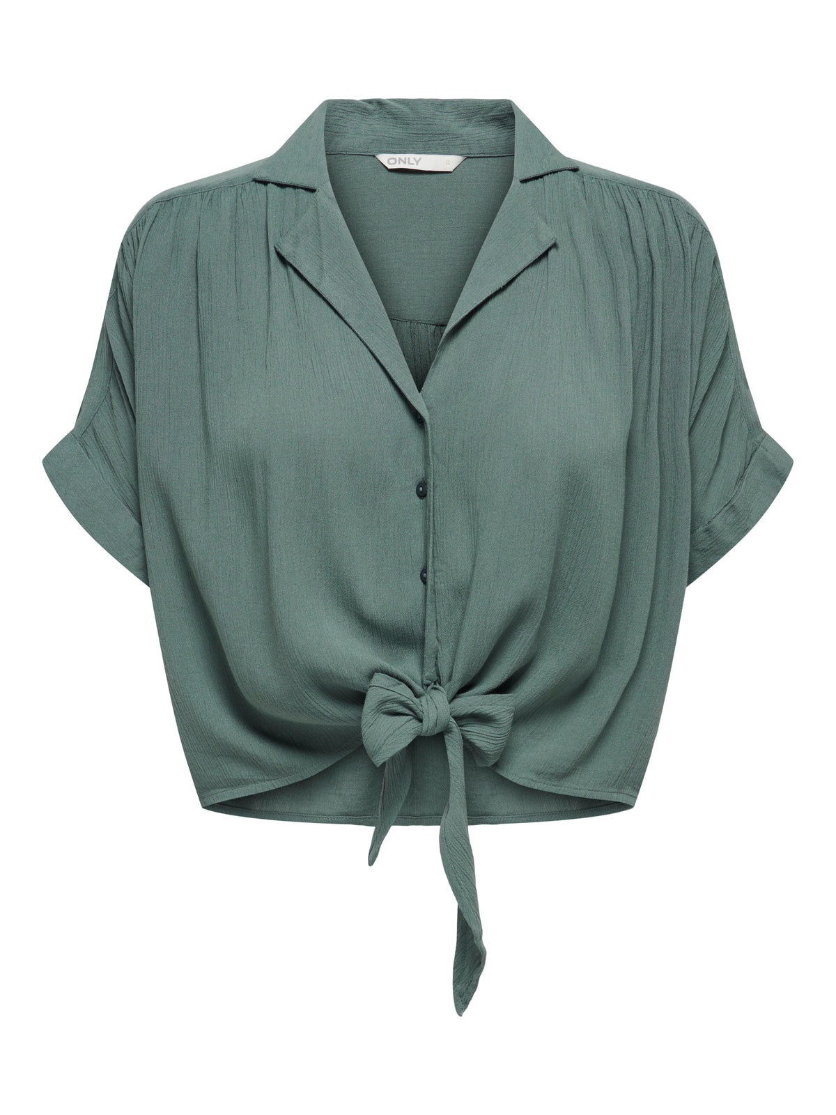 ONLPAULA LIFE S/S TIE SHIRT WVN NOOS