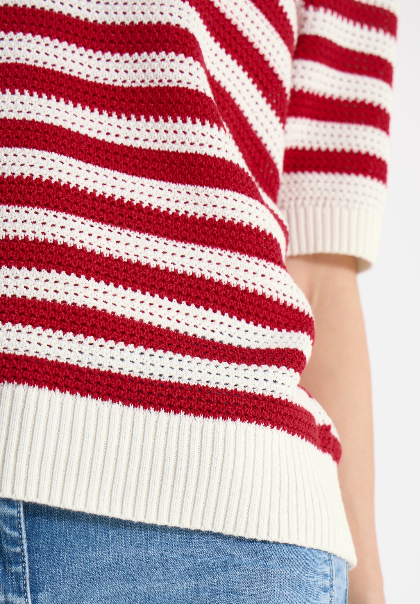 Kurzarm Poloshirt in Mesh-Qualität