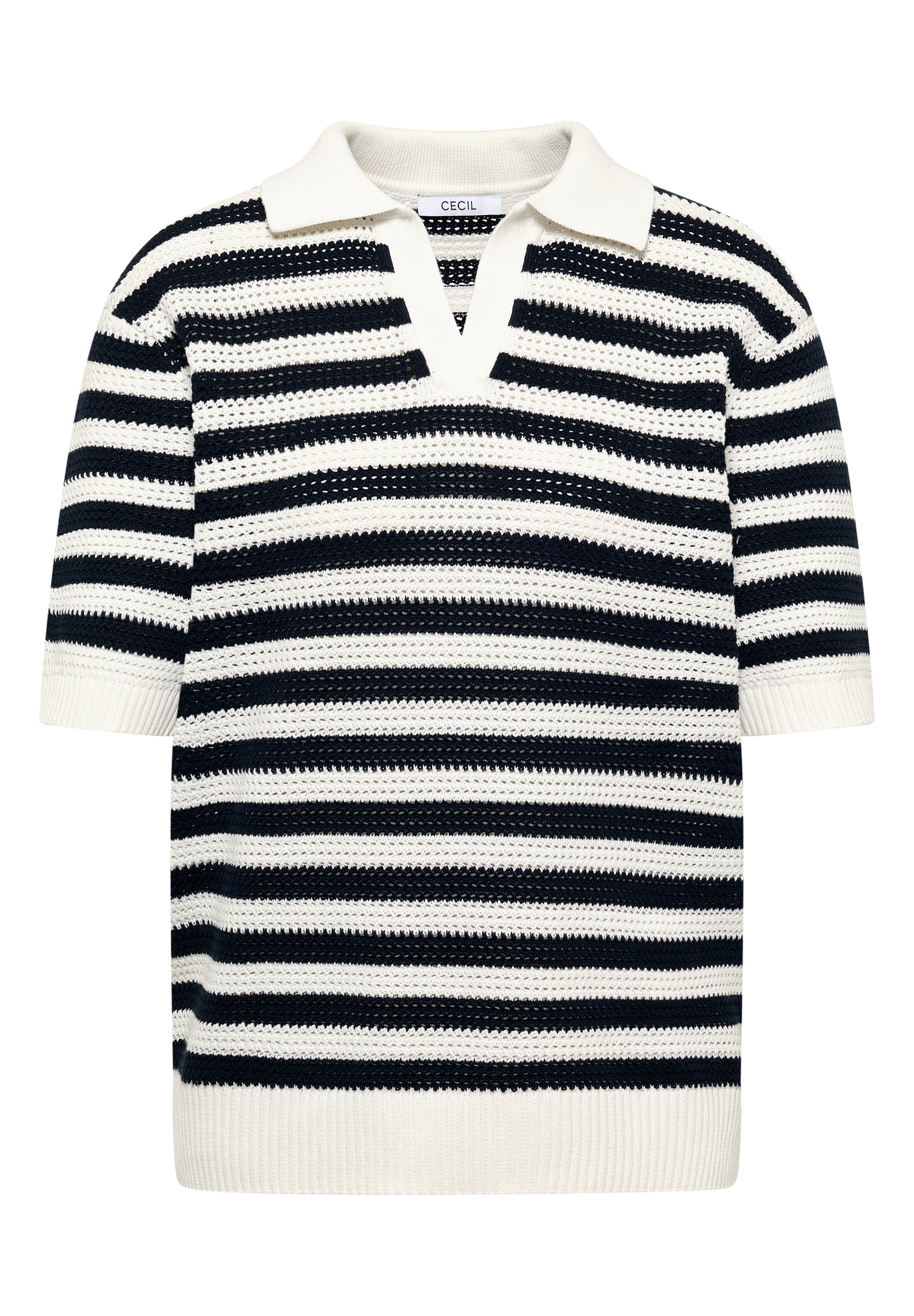 Kurzarm Poloshirt in Mesh-Qualität