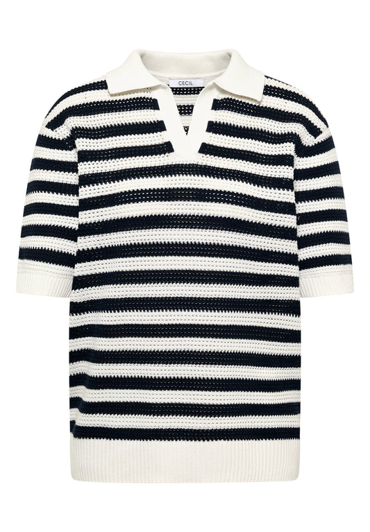 Kurzarm Poloshirt in Mesh-Qualität