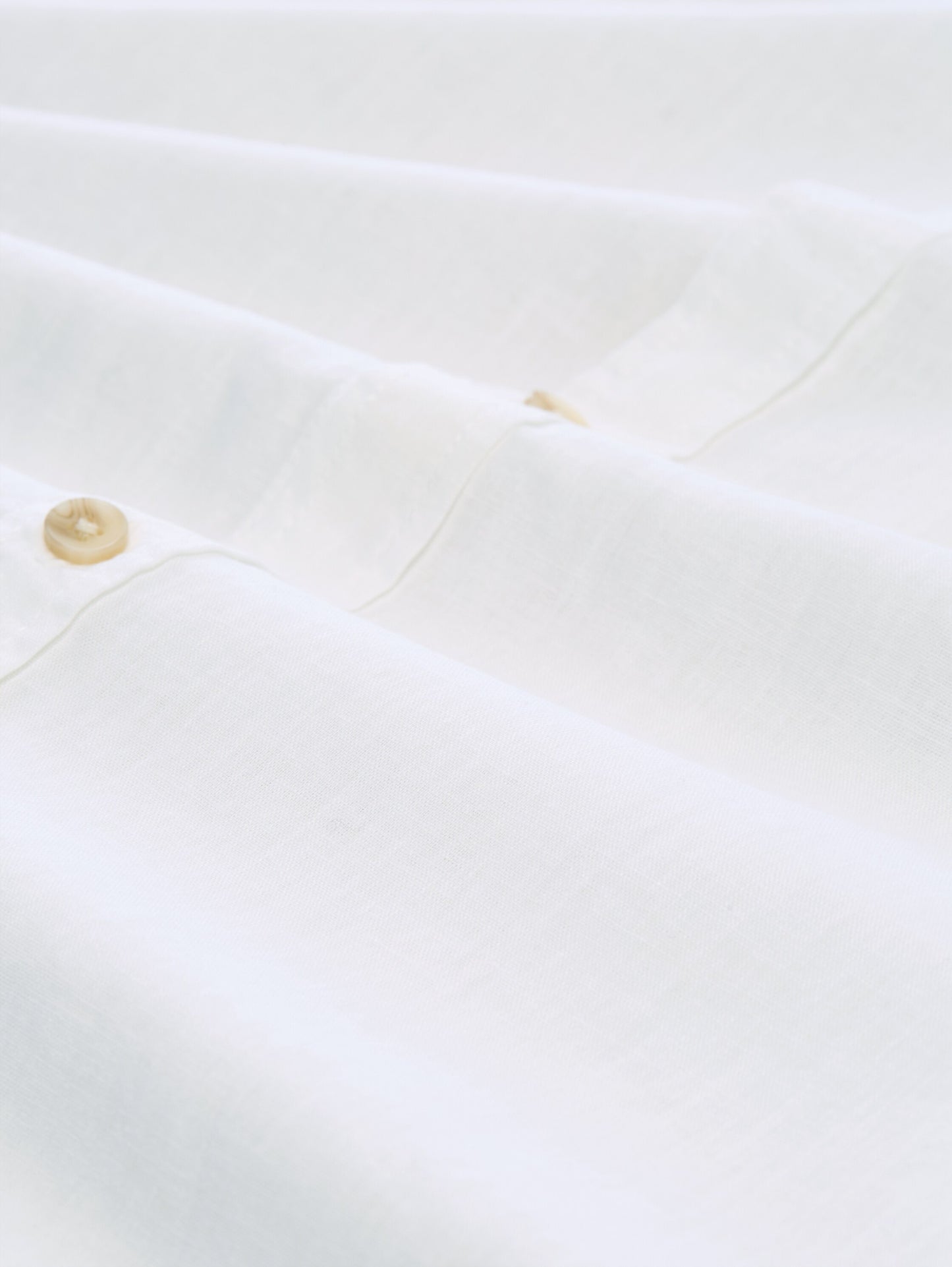Relaxed Fit Kurzarmhemd mit Leinenanteil