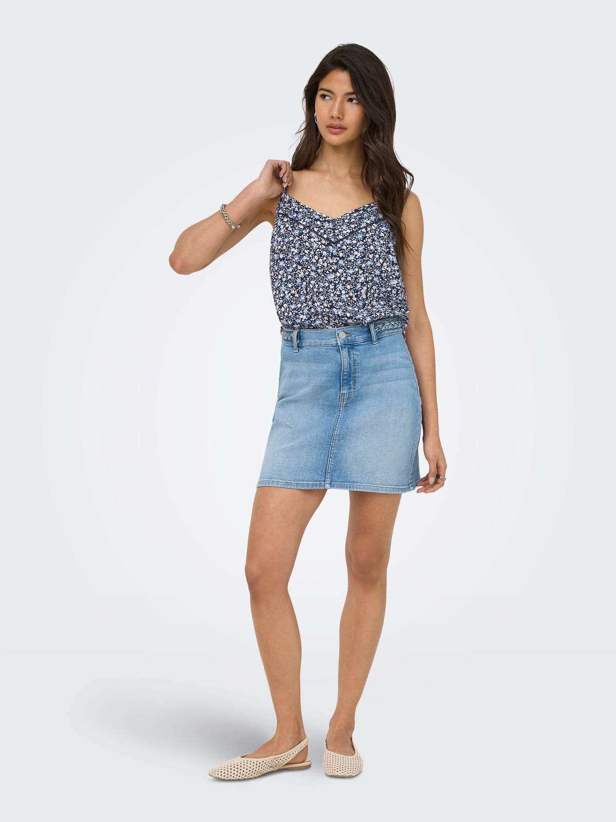 ONLNALA LIFE SINGLET WVN NOOS