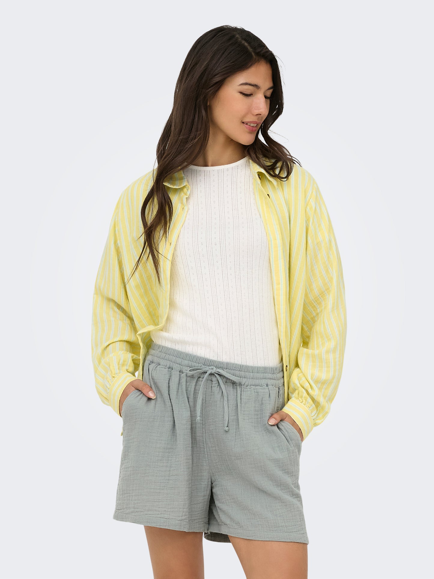 ONLTHYRA LS SHIRT CS WVN