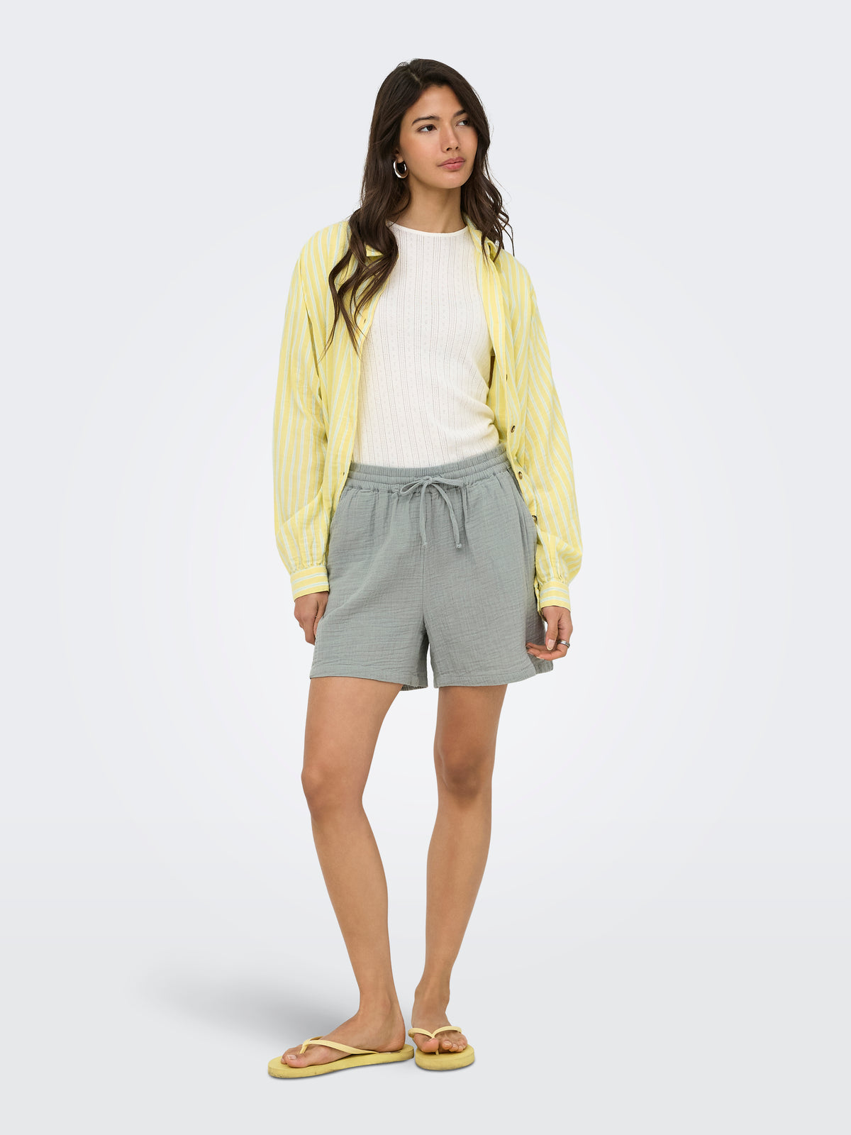 ONLTHYRA LS SHIRT CS WVN
