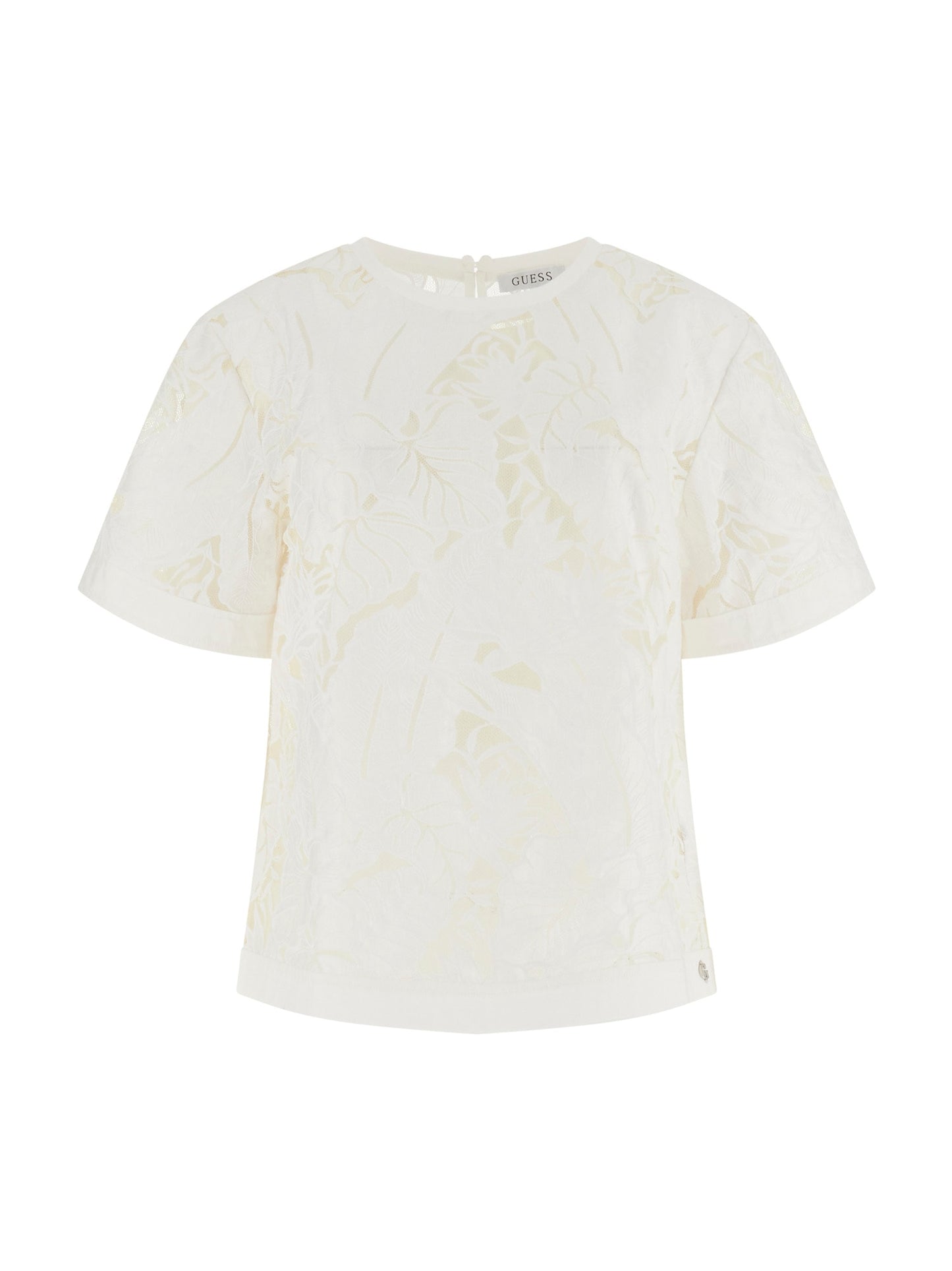 SS CASSANDRE FOLIAGE TULLE TOP