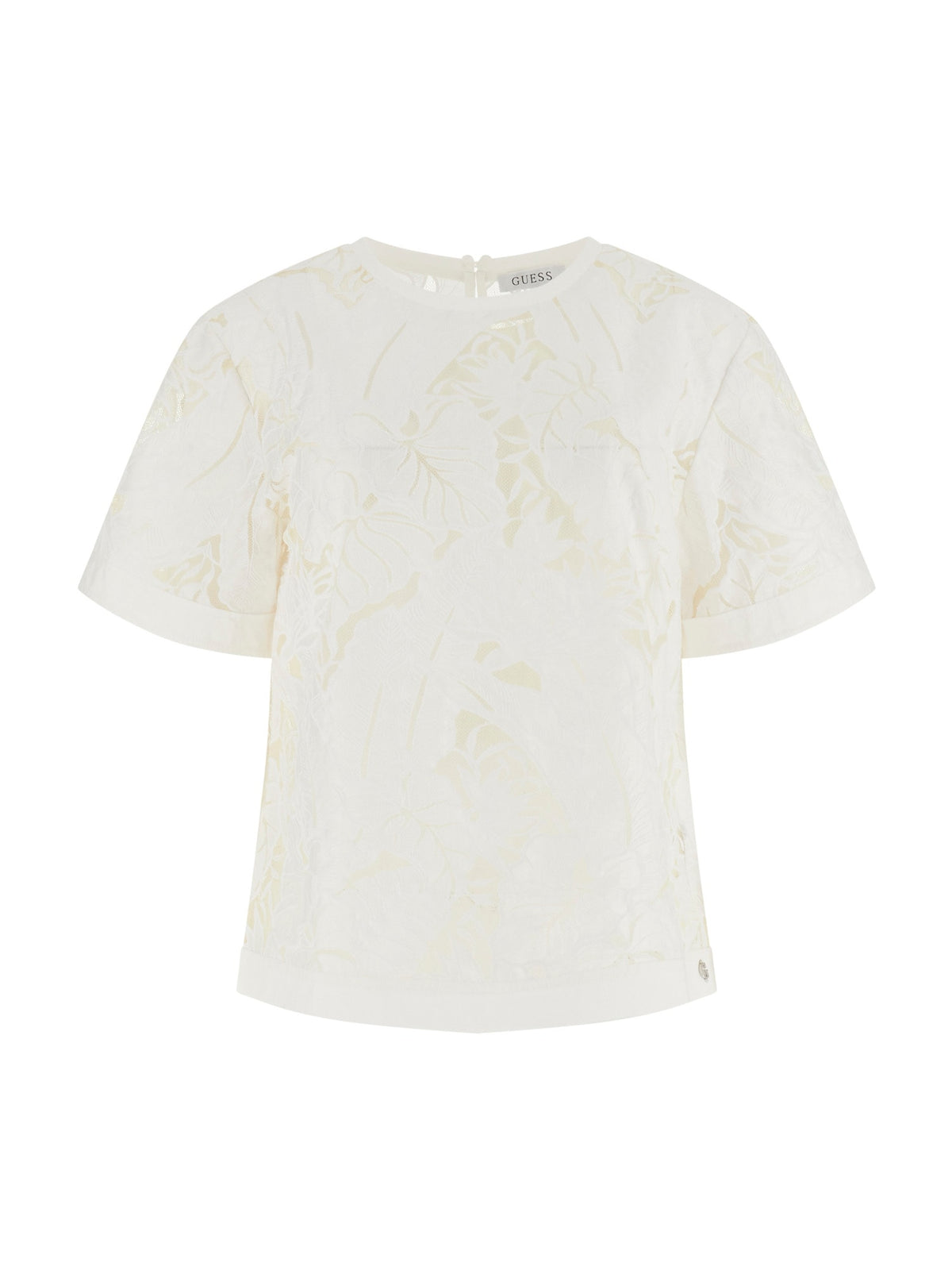 SS CASSANDRE FOLIAGE TULLE TOP