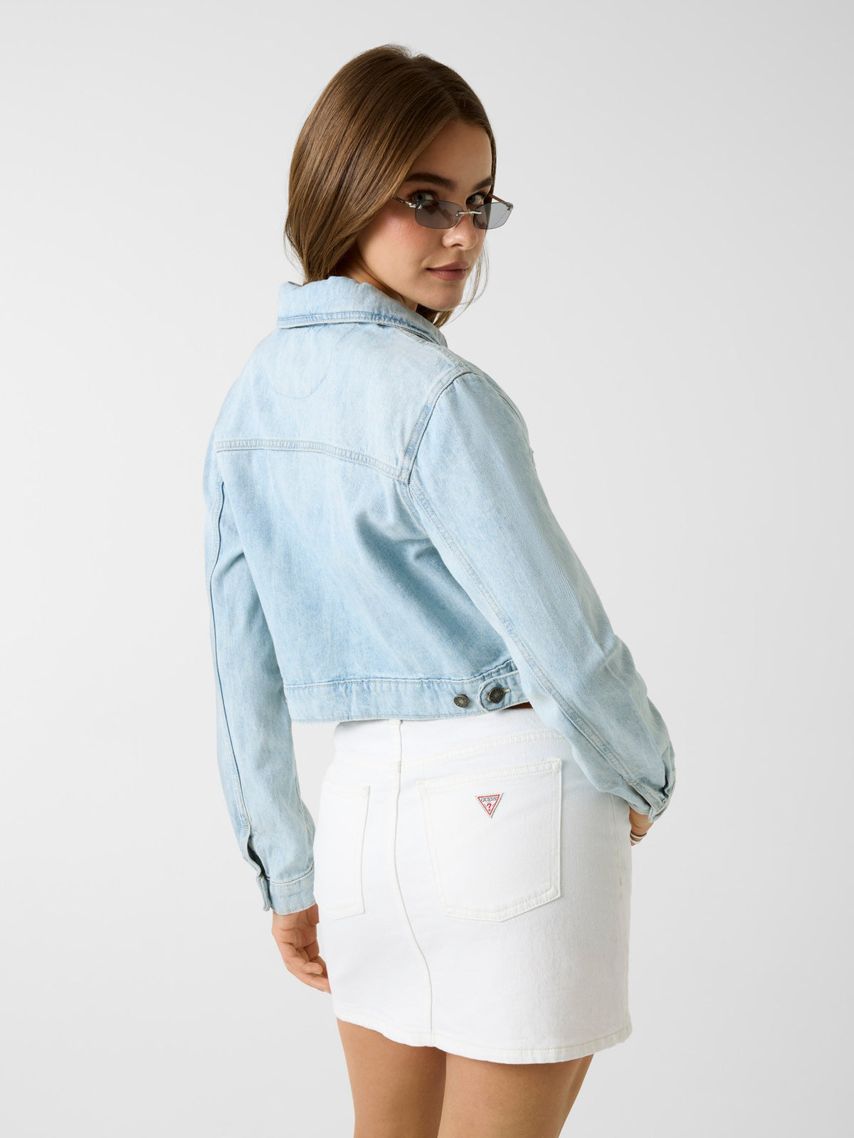 GJ CROPPED ZIPPED TRUCKER