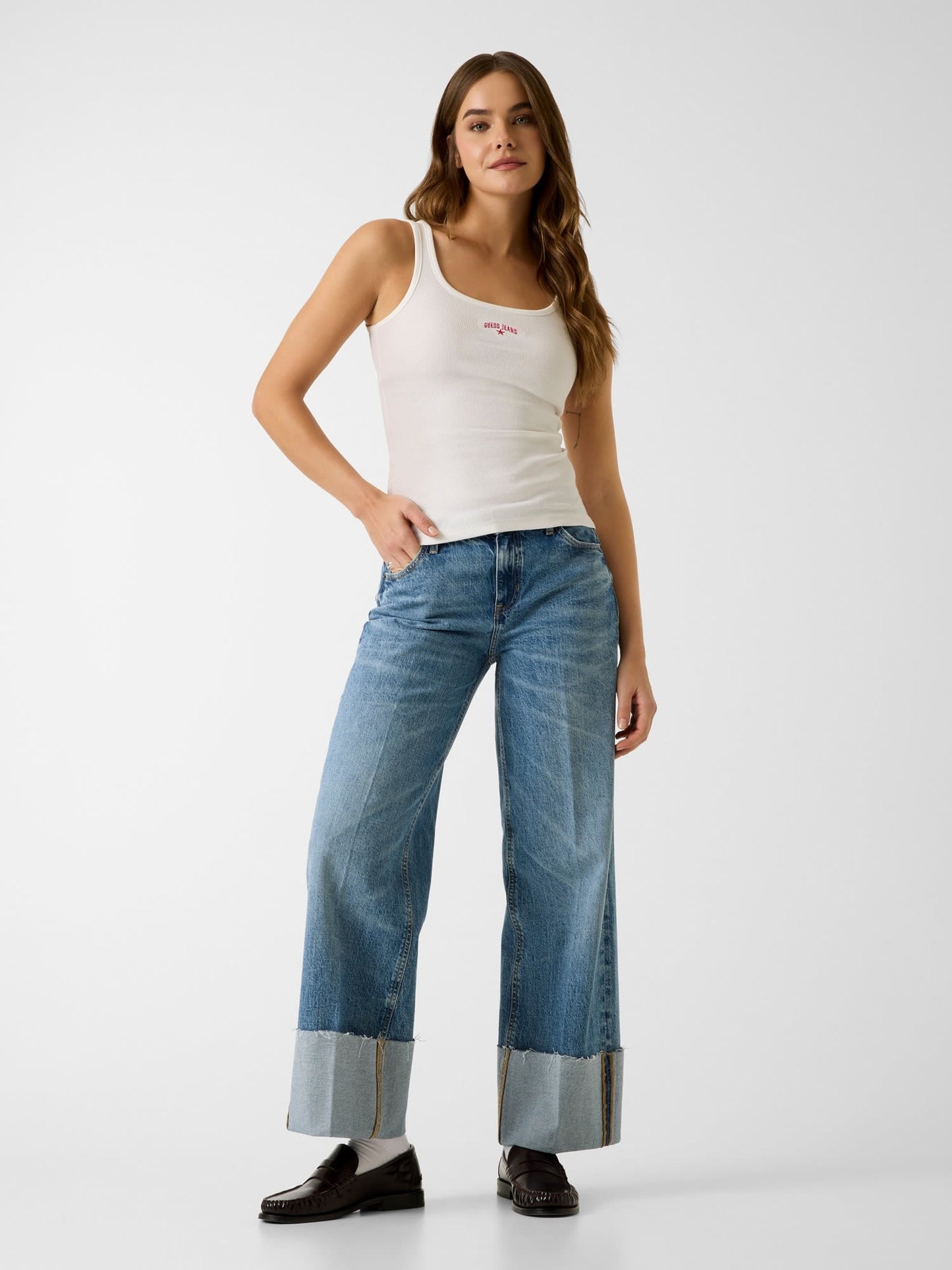 GJ WIDE LEG CUFFED