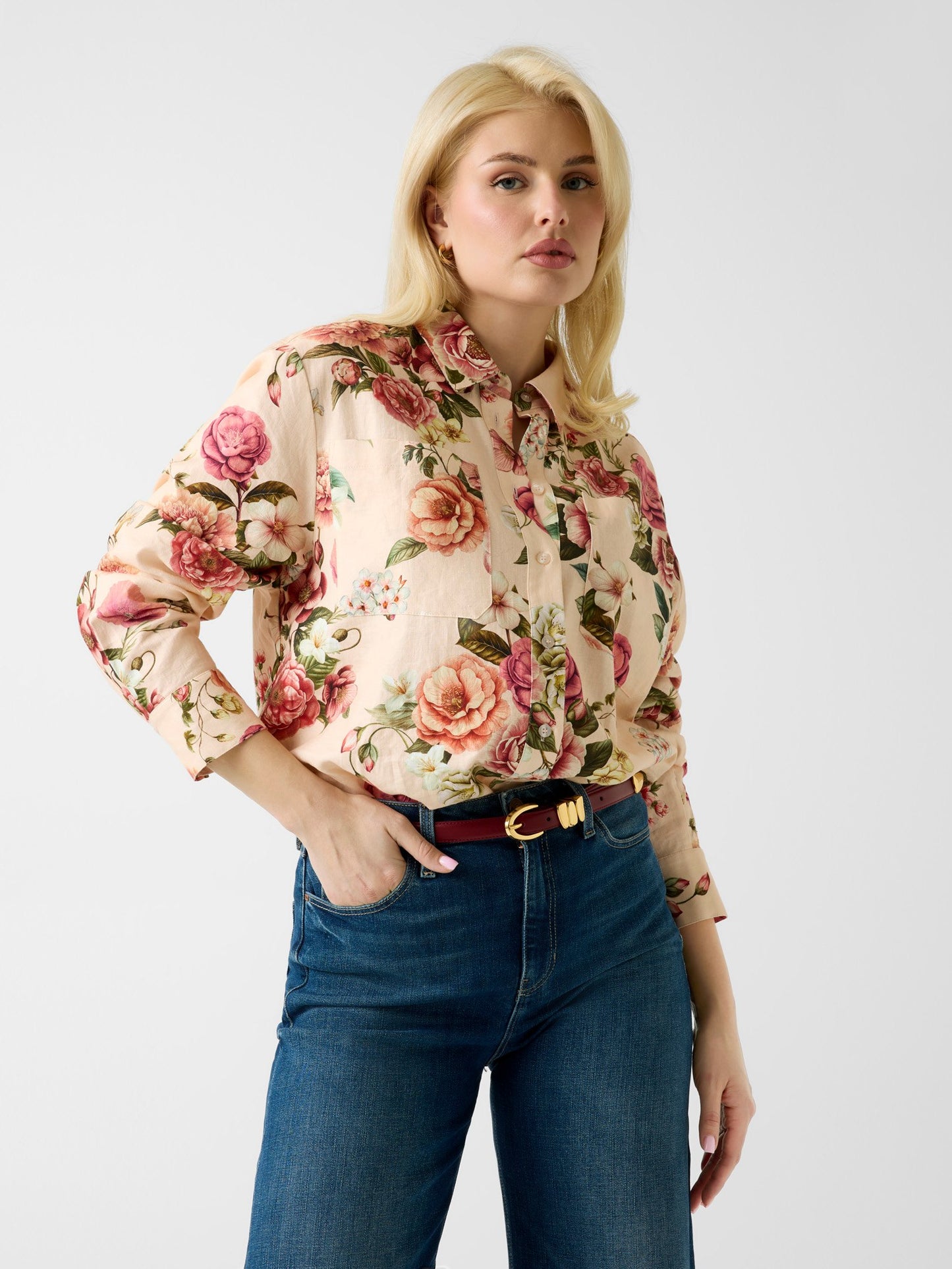 LS CADIE OVERSIZED LINEN TOP