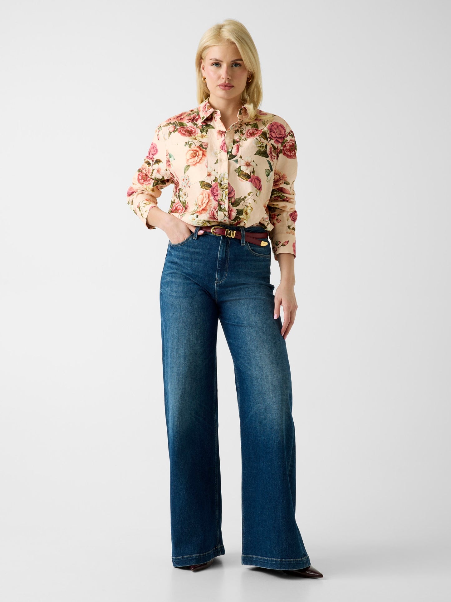 LS CADIE OVERSIZED LINEN TOP