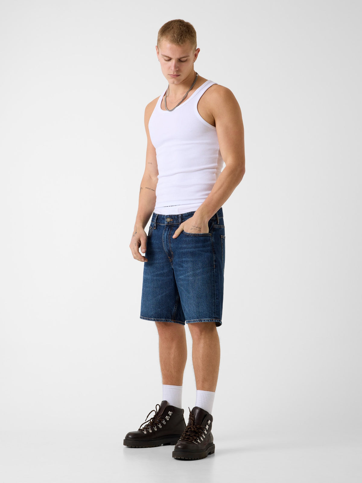 GJ REGULAR DENIM SHORT