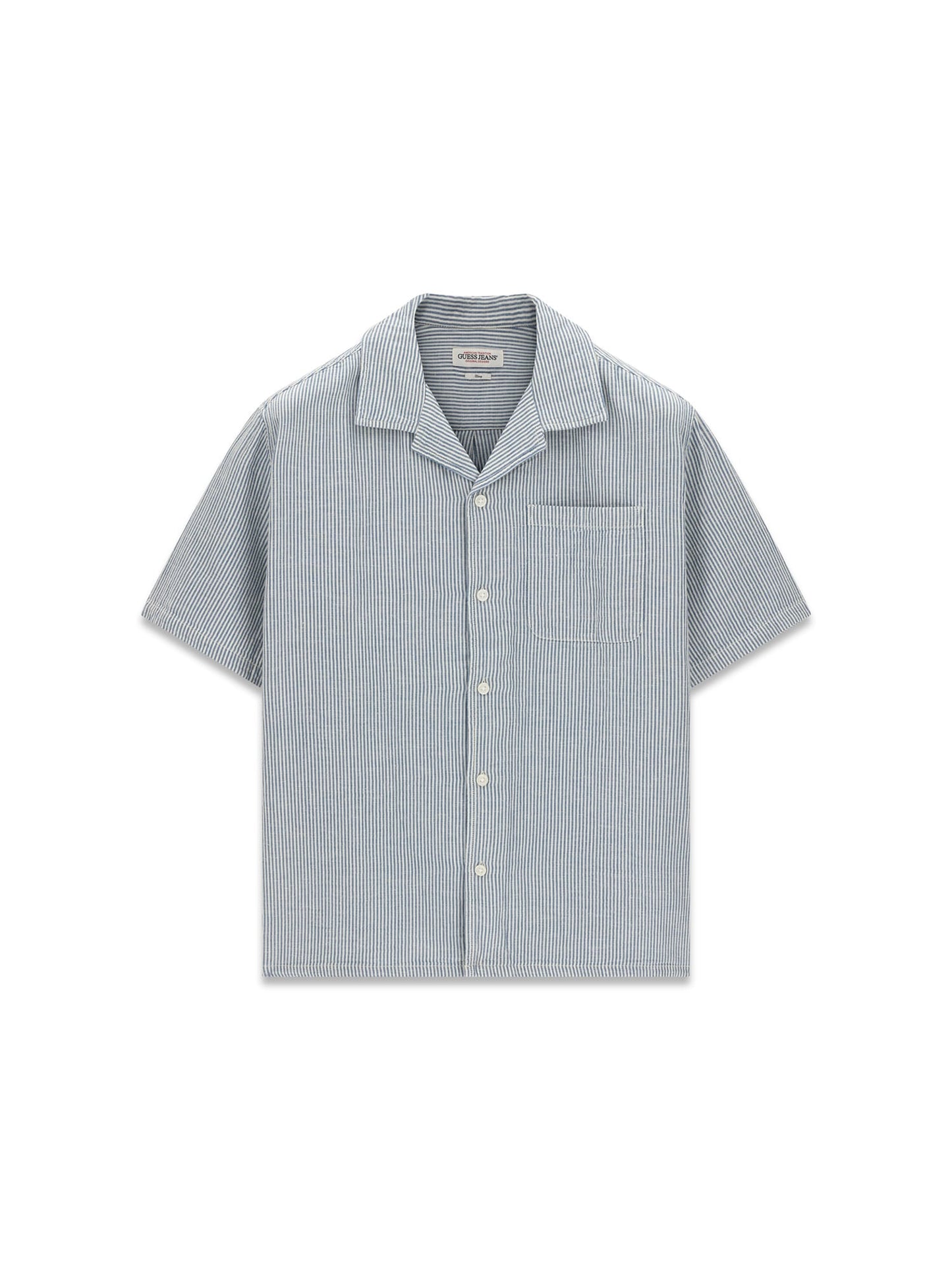 GJ BOXY CROPPED CAMP SHIRT