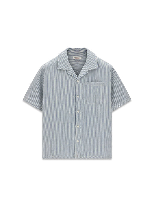 GJ BOXY CROPPED CAMP SHIRT