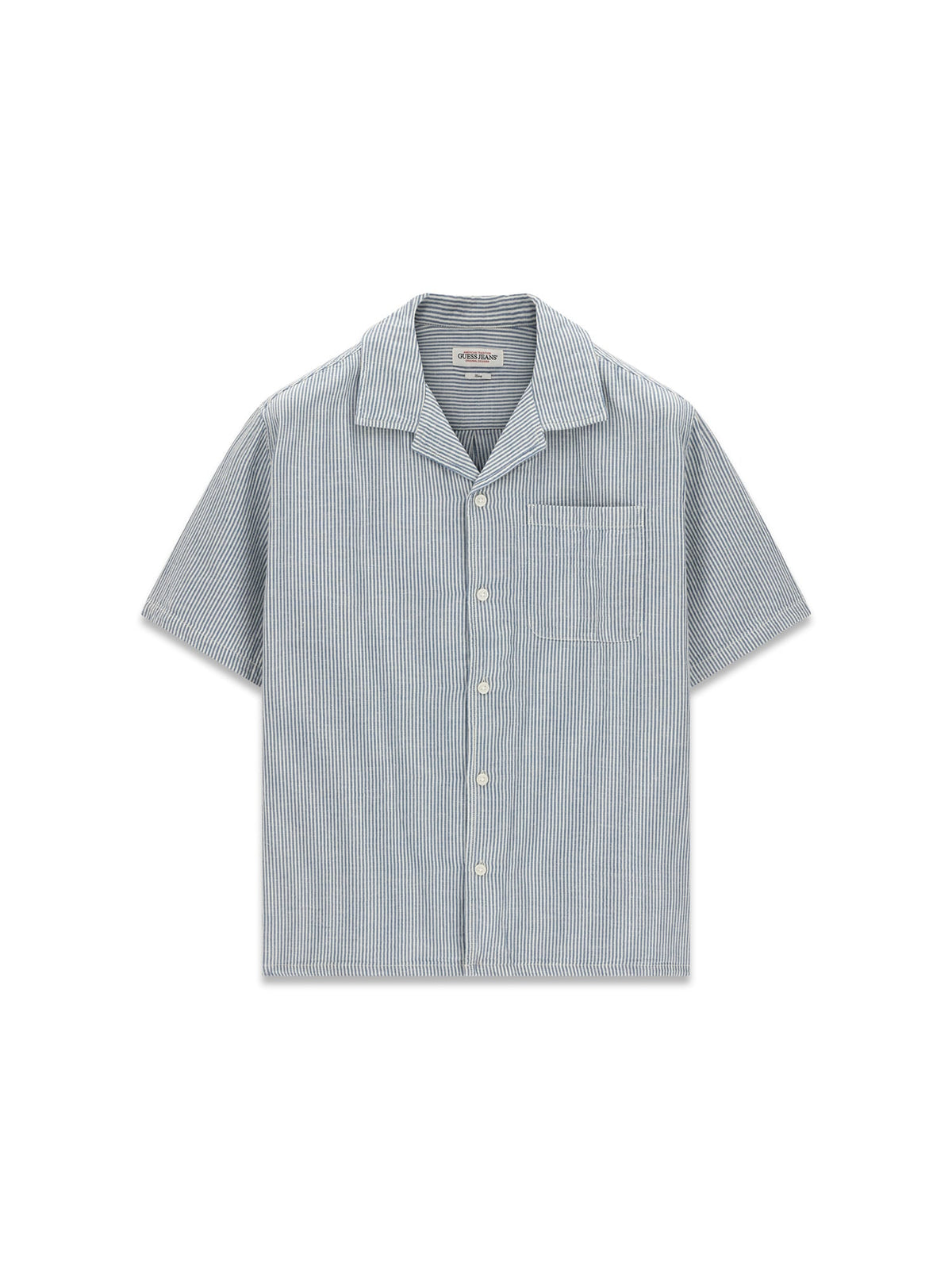 GJ BOXY CROPPED CAMP SHIRT