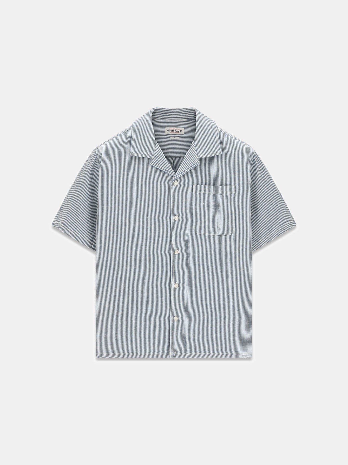 GJ BOXY CROPPED CAMP SHIRT