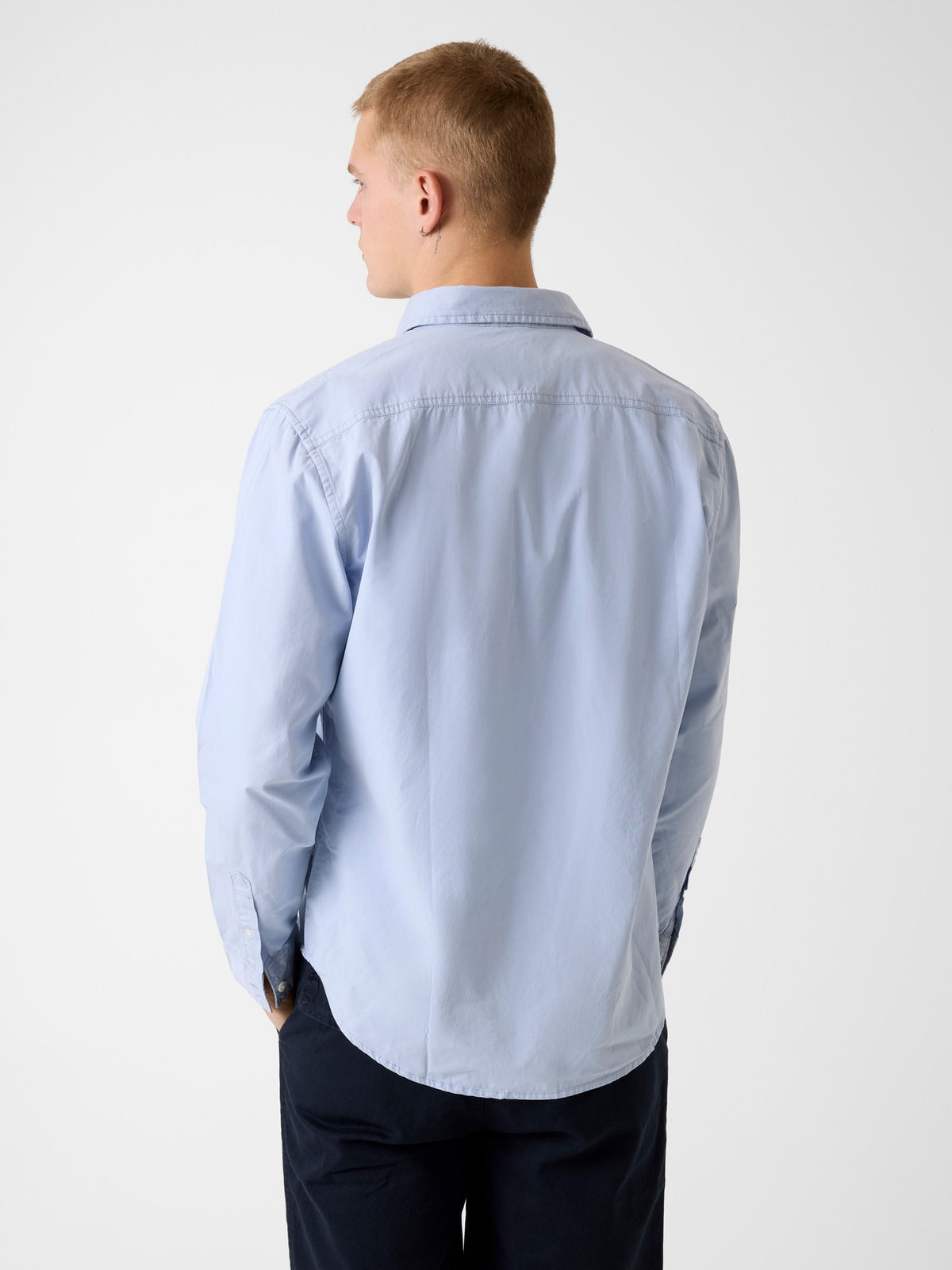 GJ LS SLIM POCKET SHIRT