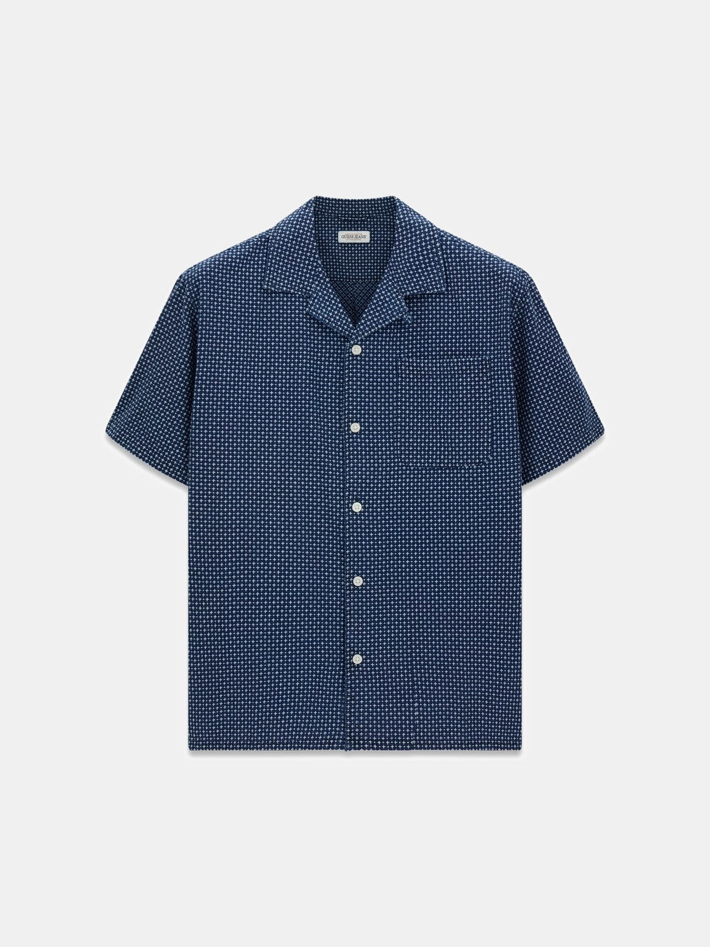 GJ BOXY CROPPED CAMP SHIRT