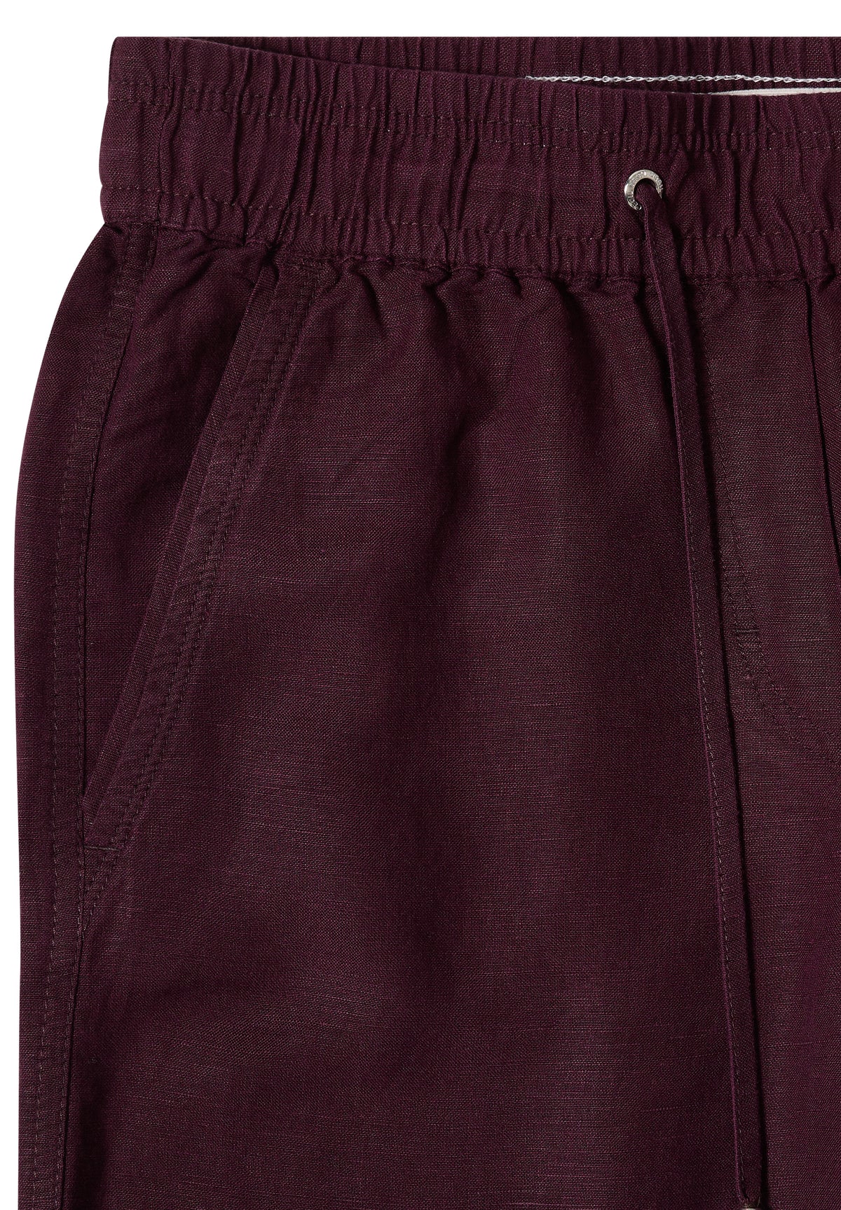 High Waist Wide Leg Hose aus Leinenmix
