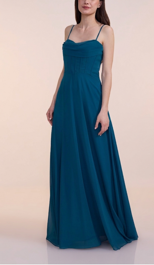 Unique Europe GmbH Kleider festlich9142 blue sea