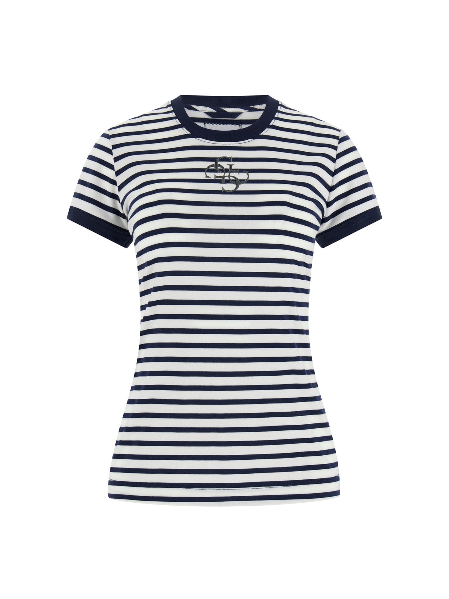 SS CN STRIPED MINI 4G LOGO TEE
