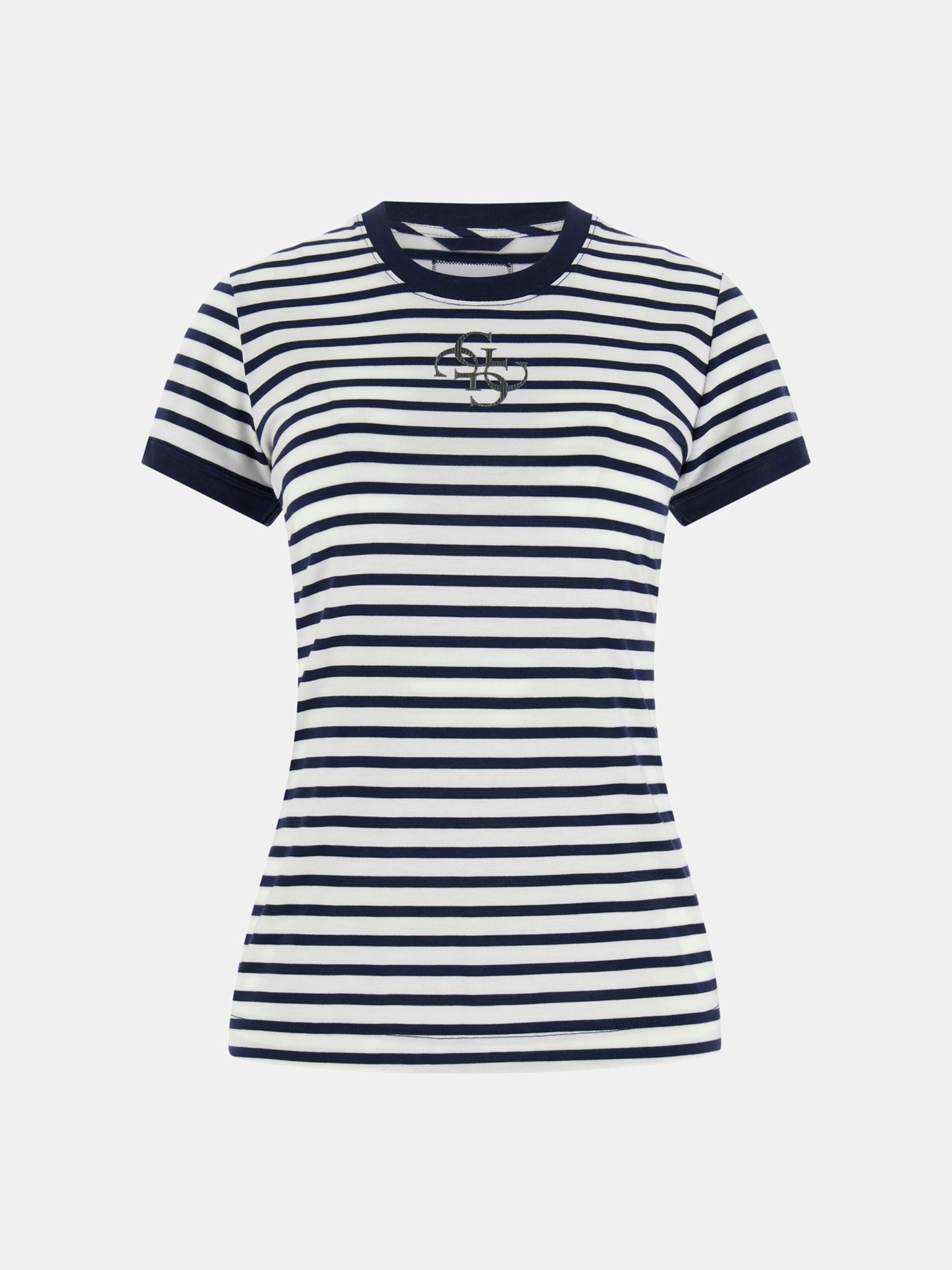 SS CN STRIPED MINI 4G LOGO TEE