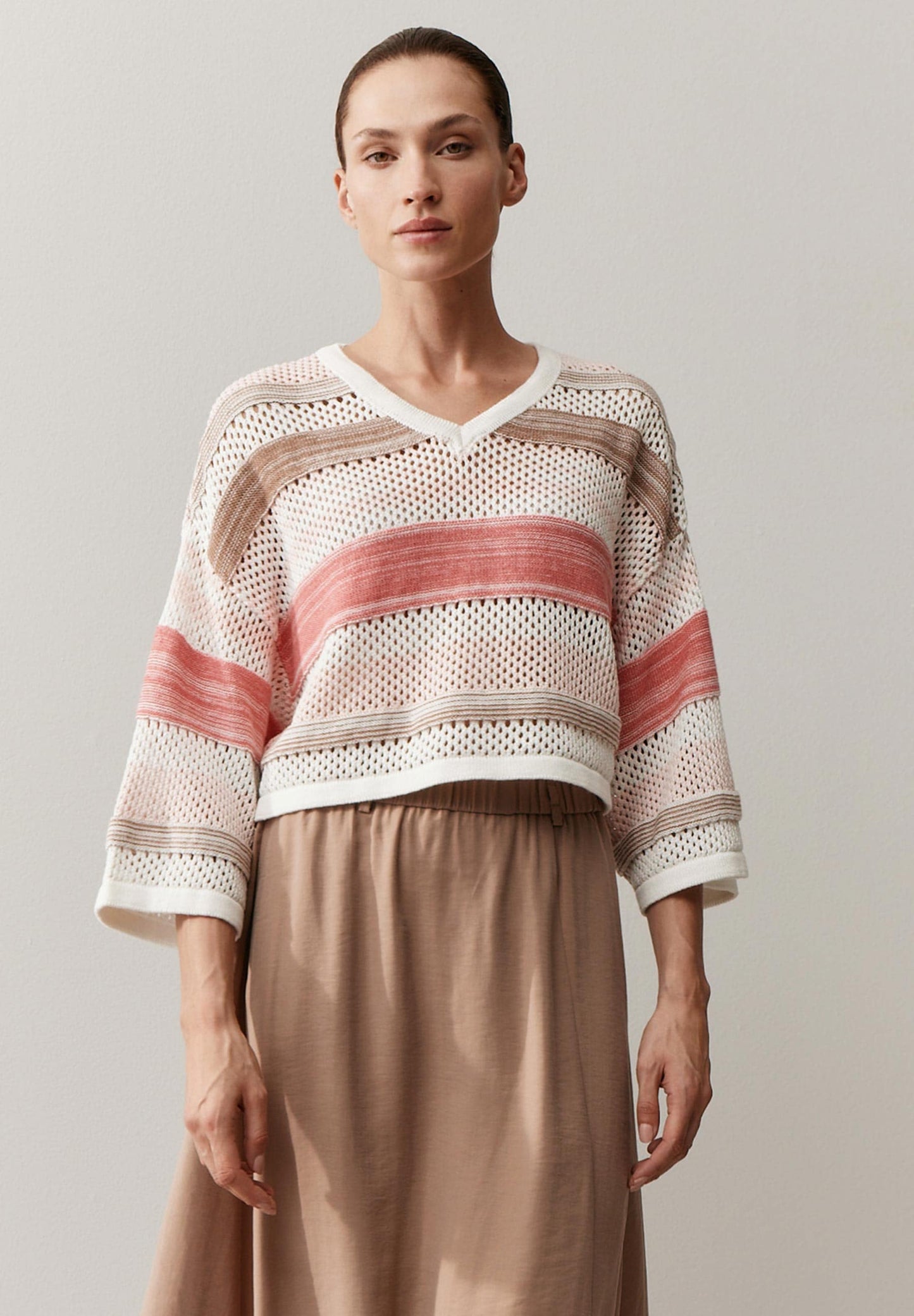 Pullover mit Streifen