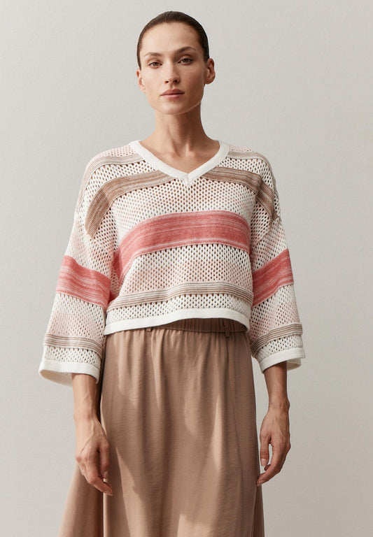 Pullover mit Streifen