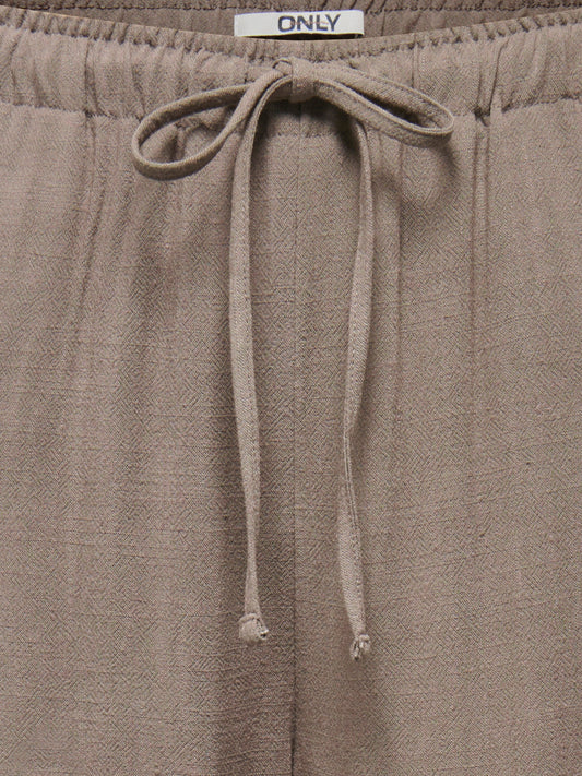 ONLSIESTA MW PULL-UP LINEN BL PNT NOOS