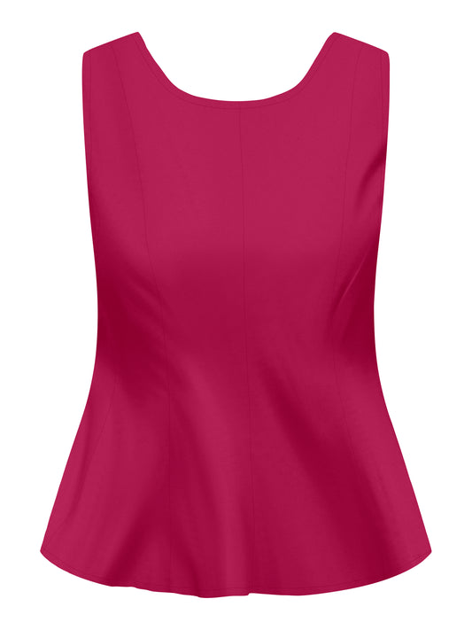 ONLMARTINA S/L U-NECK PEPLUM TOP WVN