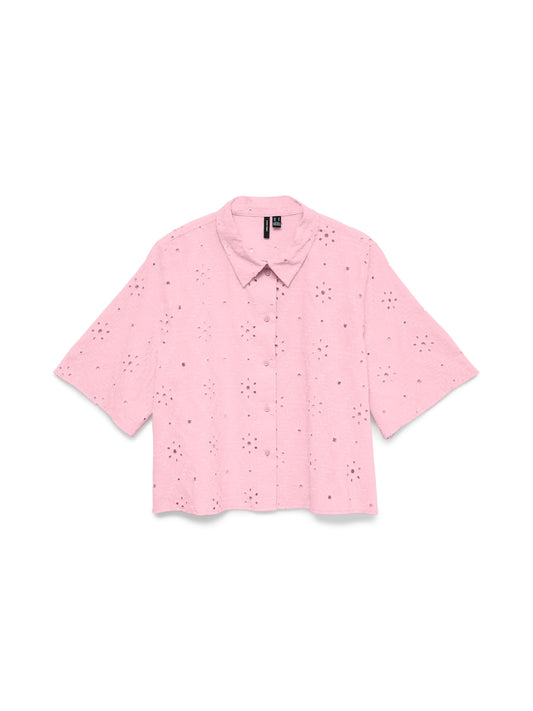 VMELIZA SHORT 2/4 SLEEVE SHIRT WVN NOOS