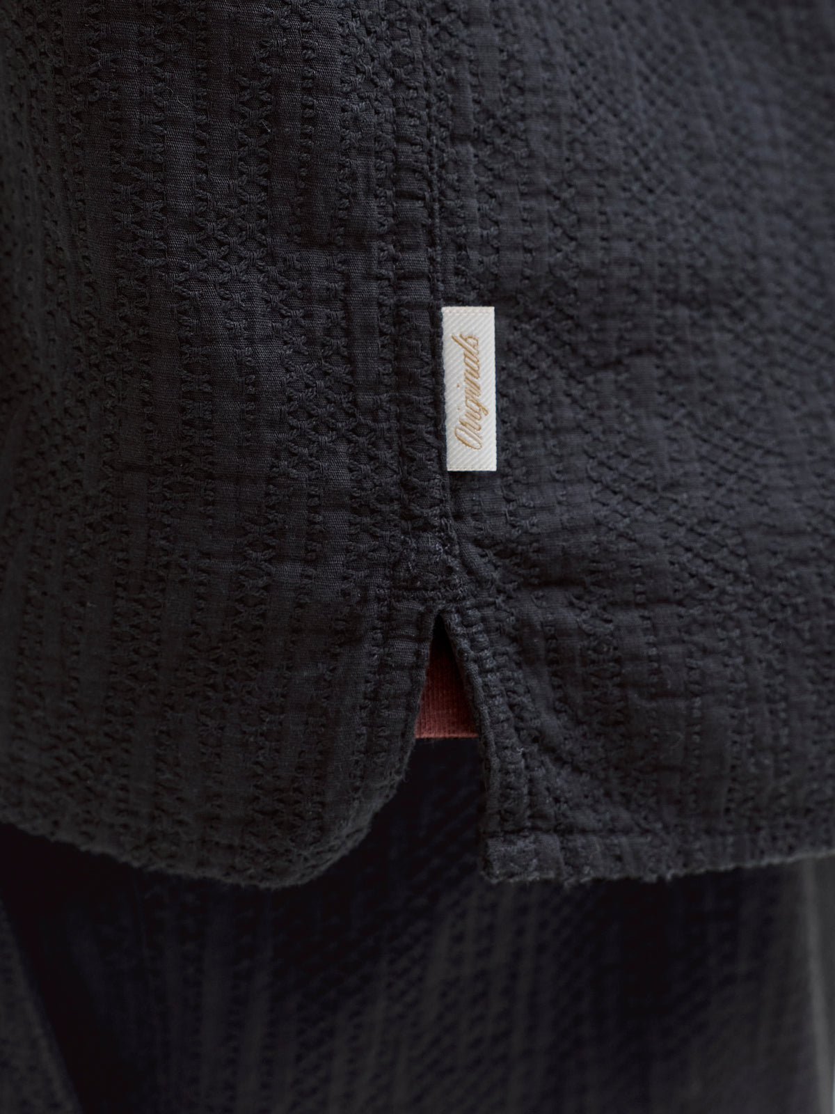 JORMONTAUK WAVY TEXTURE SHIRT SS SN