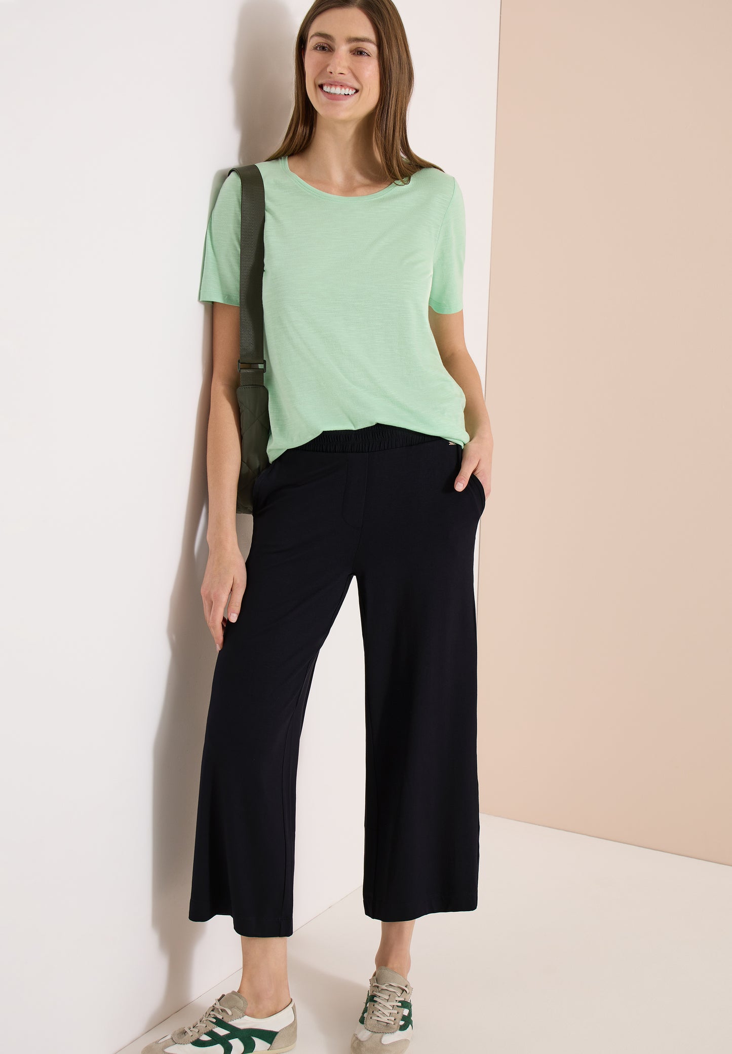 High Waist Wide Leg Hose im Loose Fit