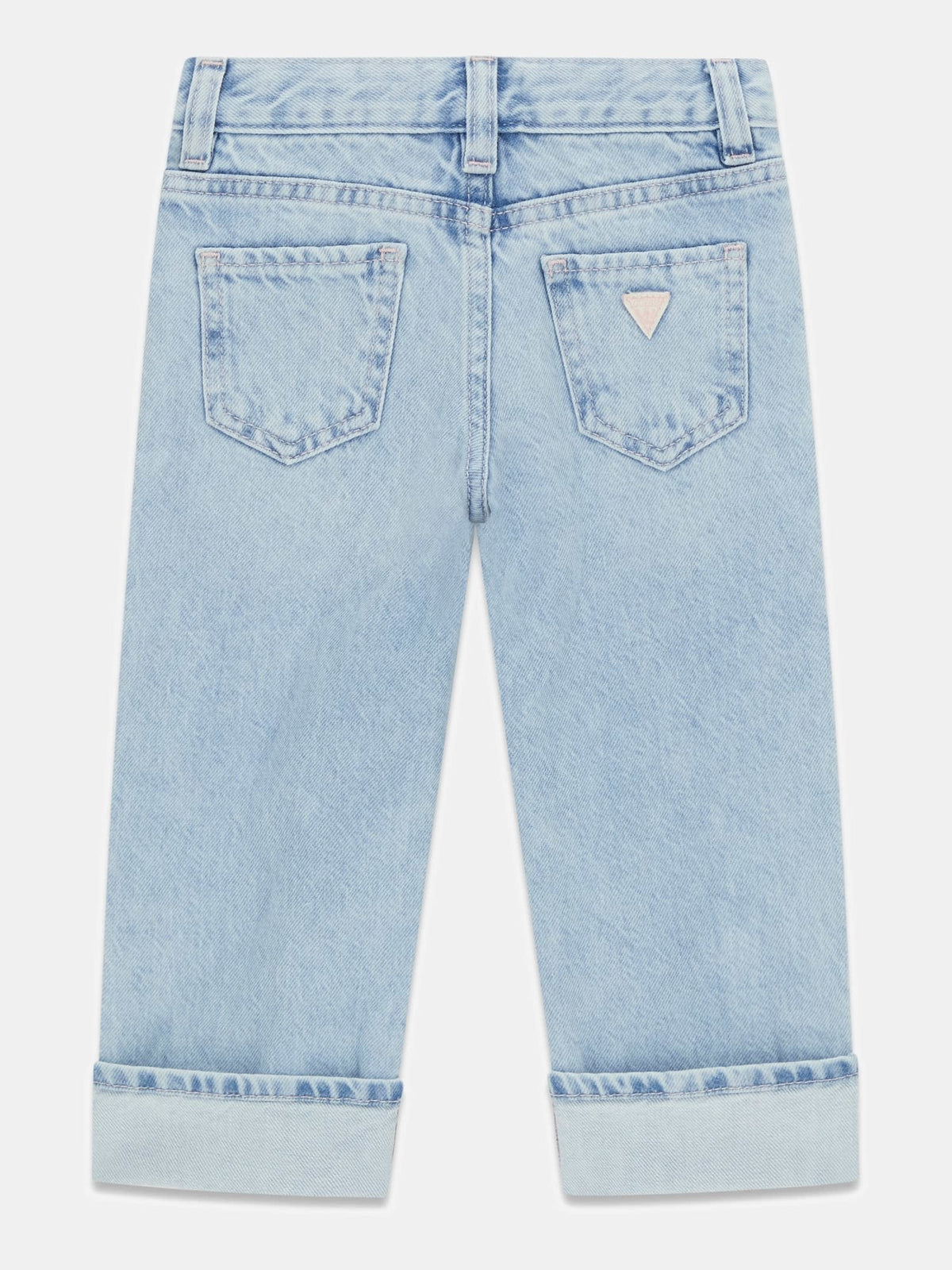 PALAZZO RGD DNM PANTS W/EMBROI