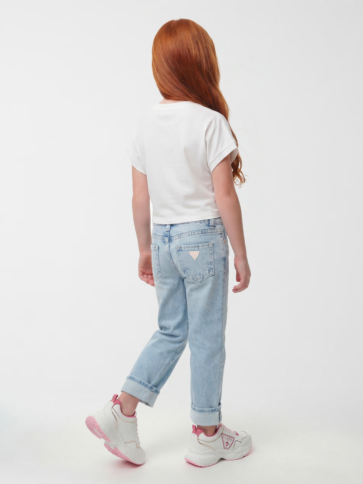 PALAZZO RGD DNM PANTS W/EMBROI