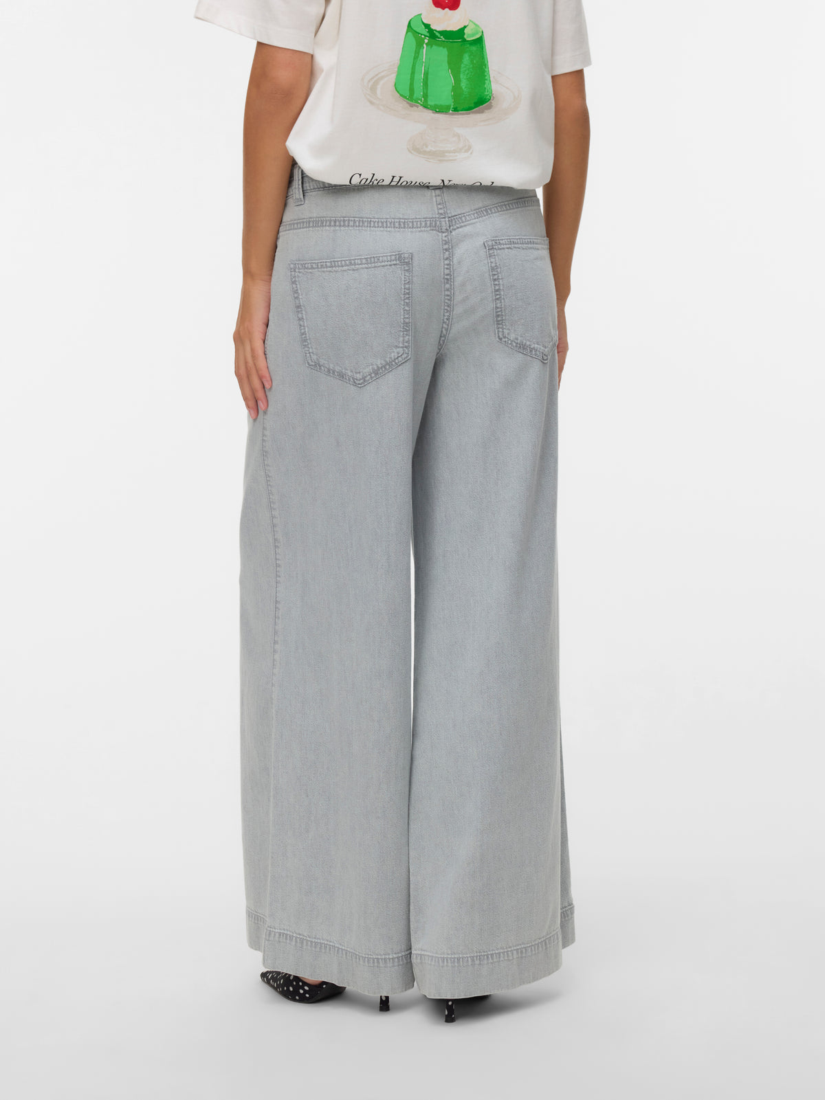VMAISA MR WIDE PALAZZO JEANS MIX