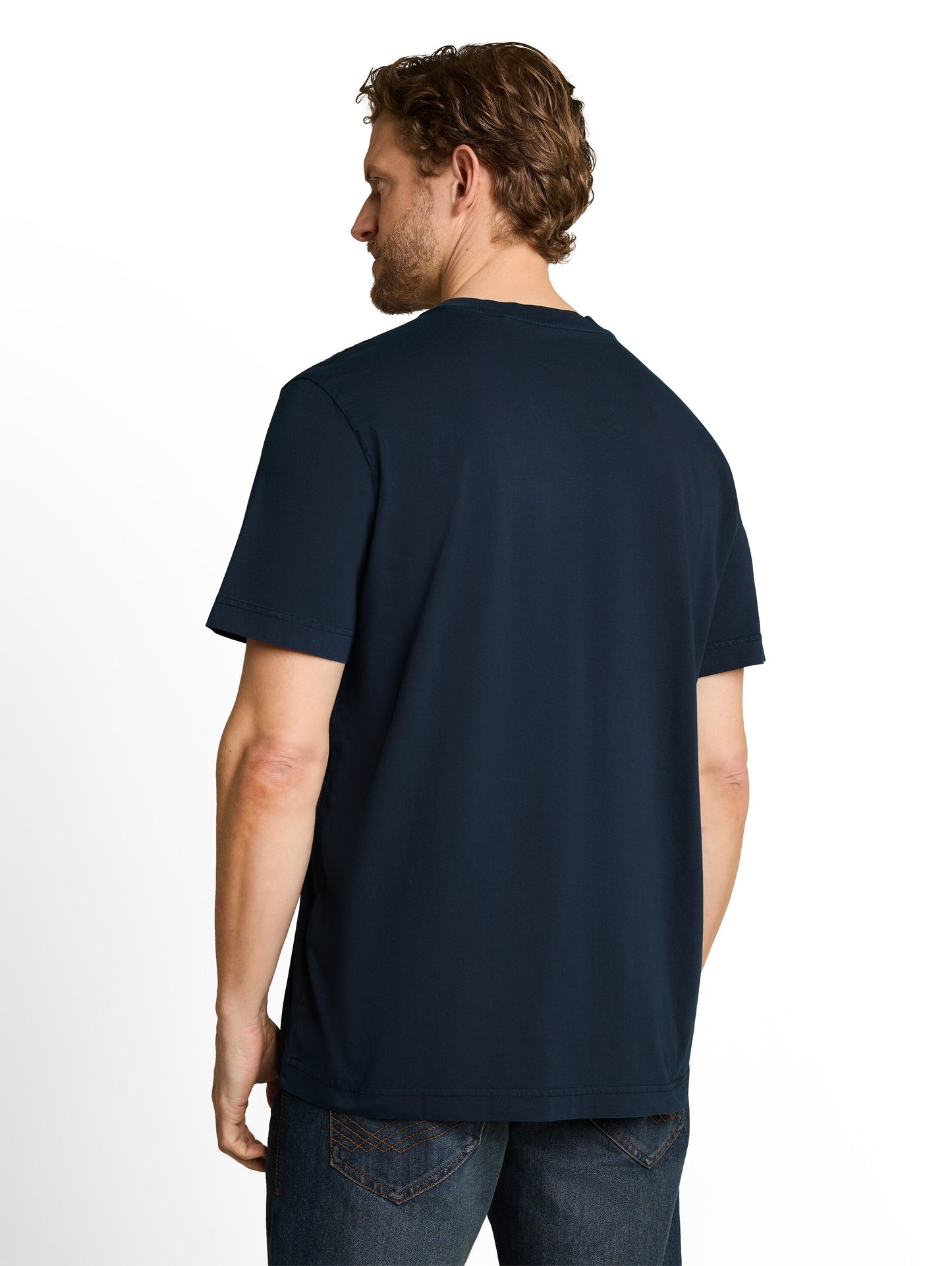 Henley T-Shirt im Used-Look