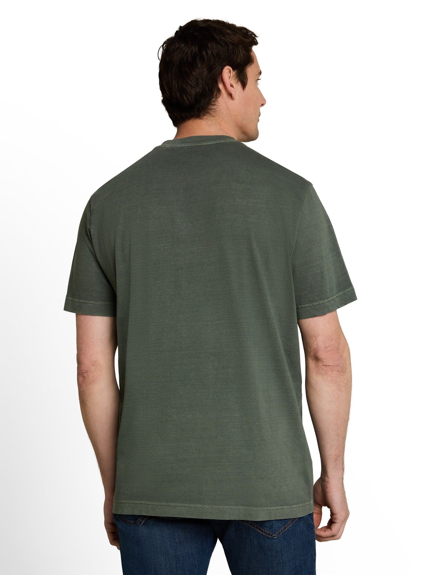 Henley T-Shirt im Used-Look