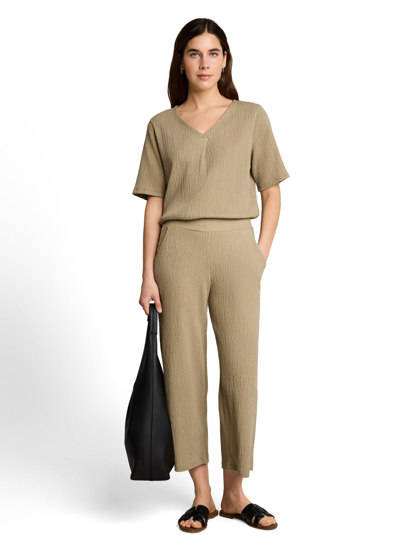Crinkle Culotte Hose