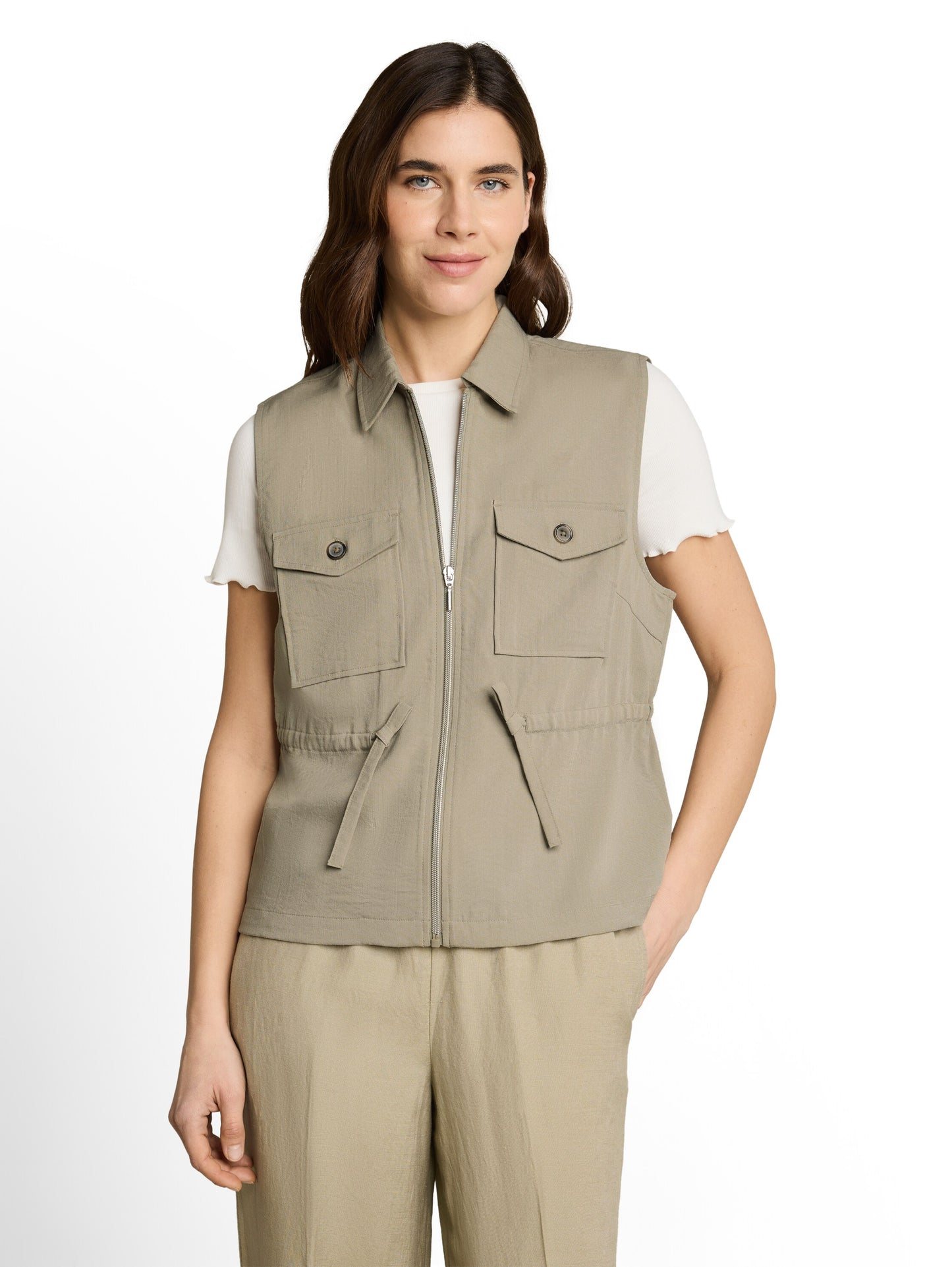 Regular Fit Weste mit Brusttaschen