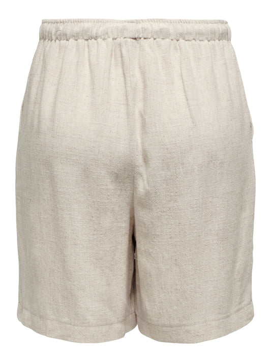 ONLSIESTA MW PULL-UP LIN BL SHORTS  NOOS