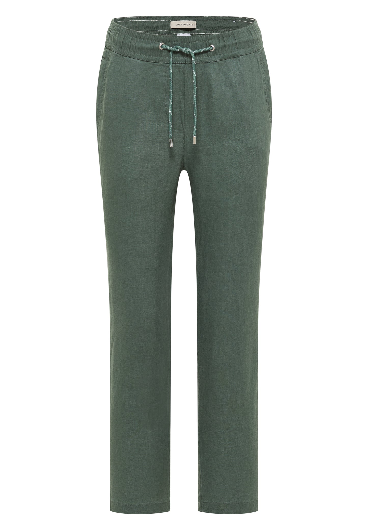 Slim Leg Hose aus Leinen im Casual Fit