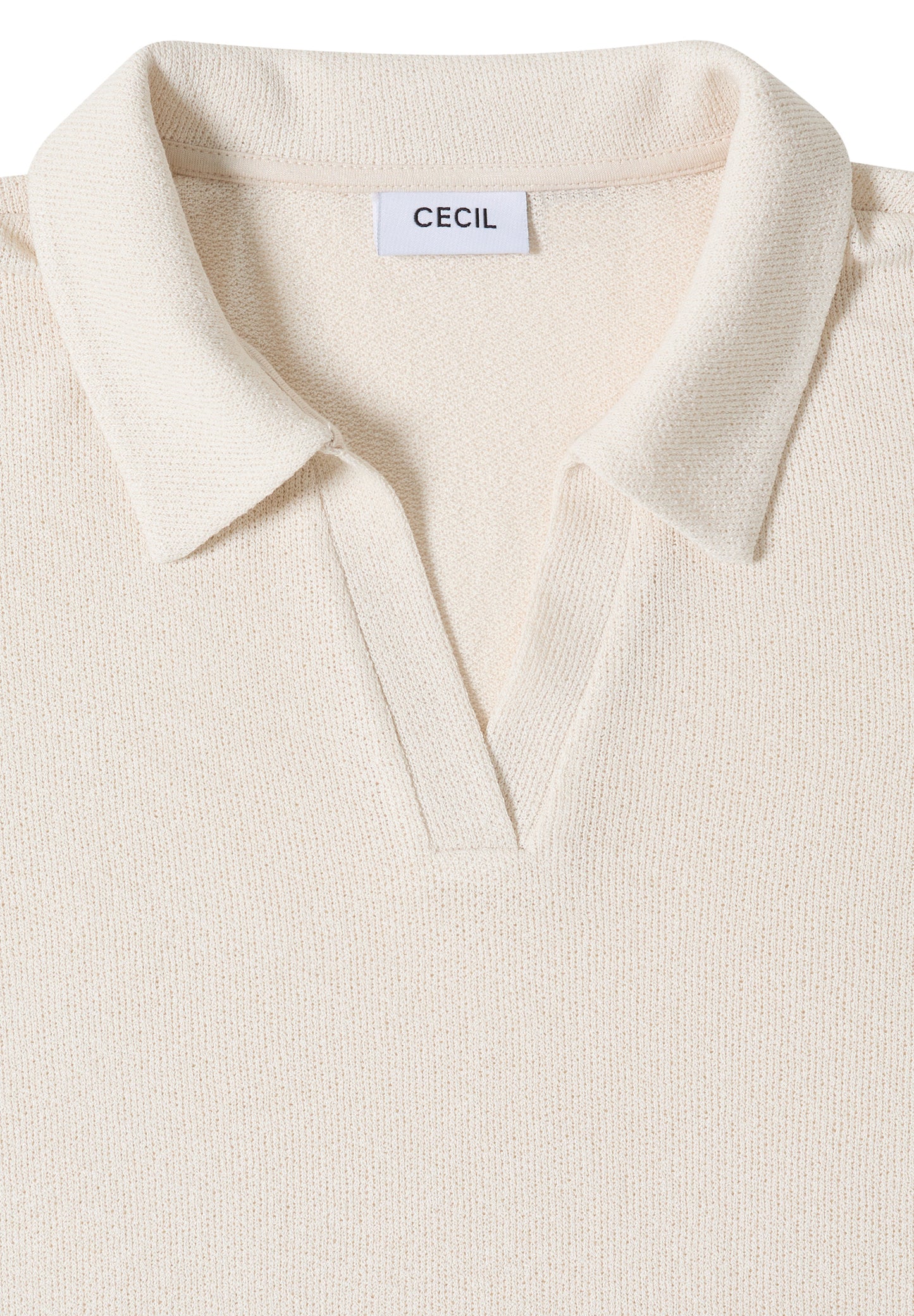 Kurzarm Poloshirt in Unifarbe