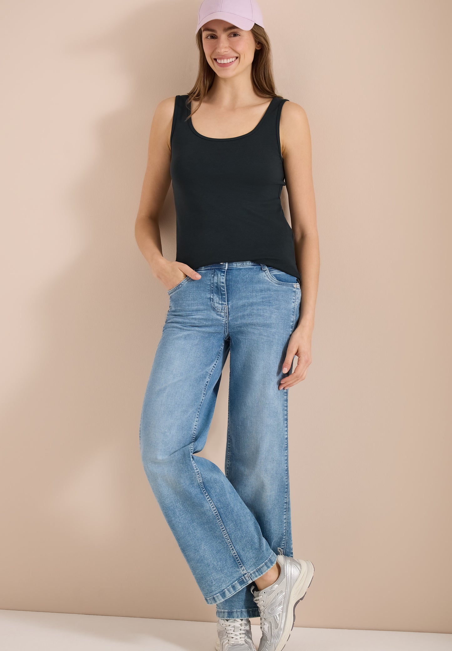 Basic Top aus reiner Baumwolle