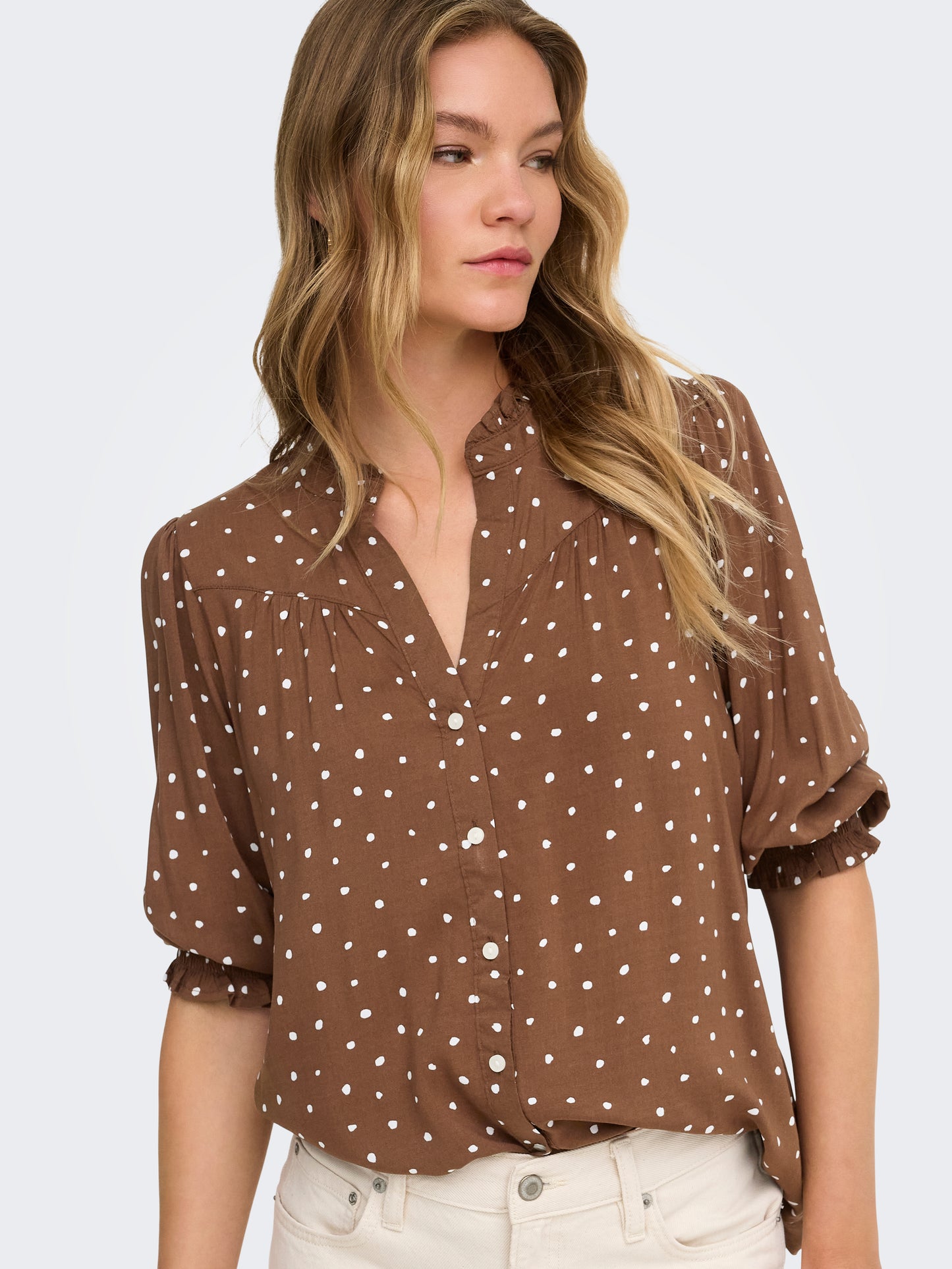 ONLRAYA 3/4 SHIRT WVN NOOS