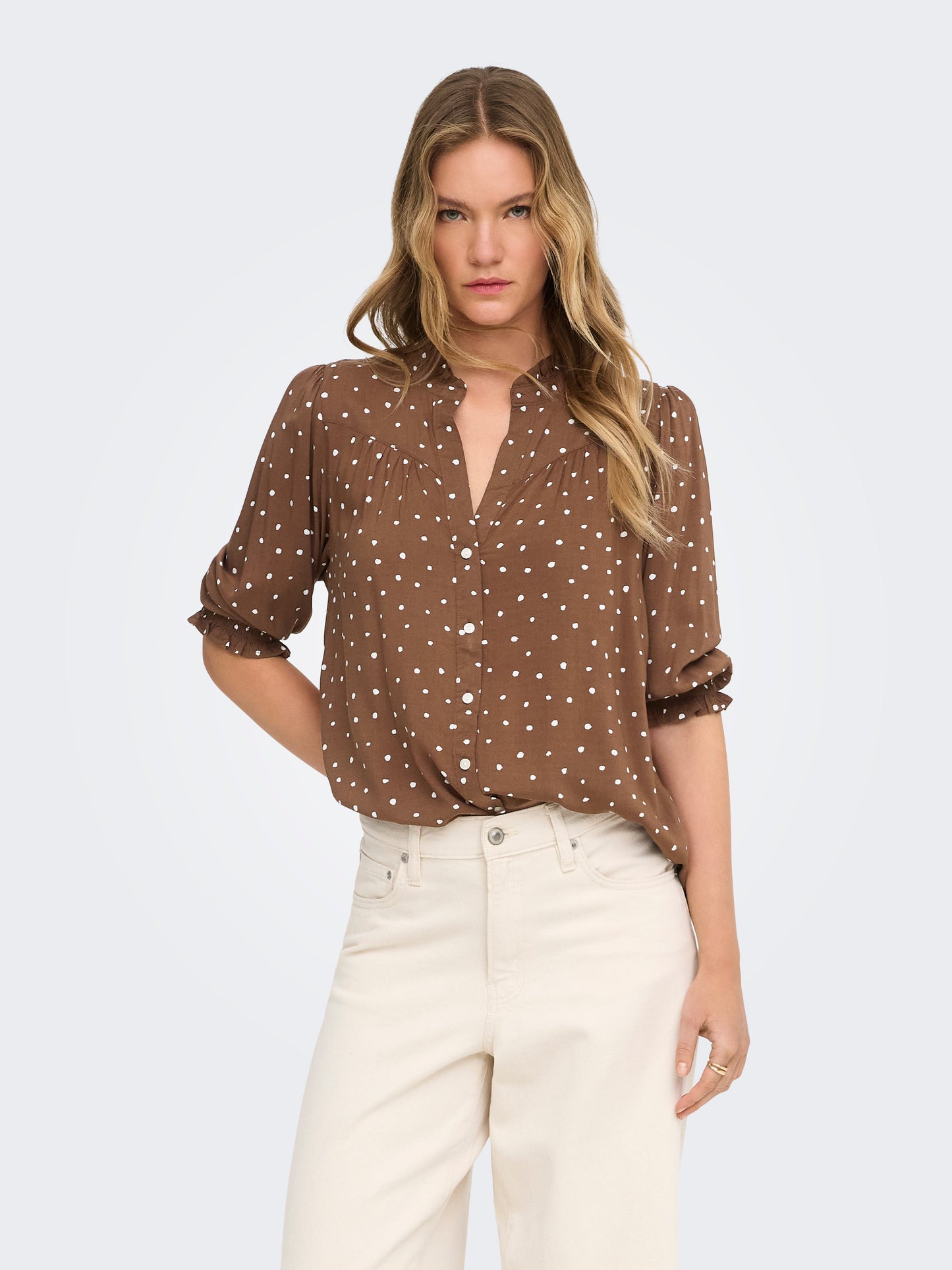 ONLRAYA 3/4 SHIRT WVN NOOS