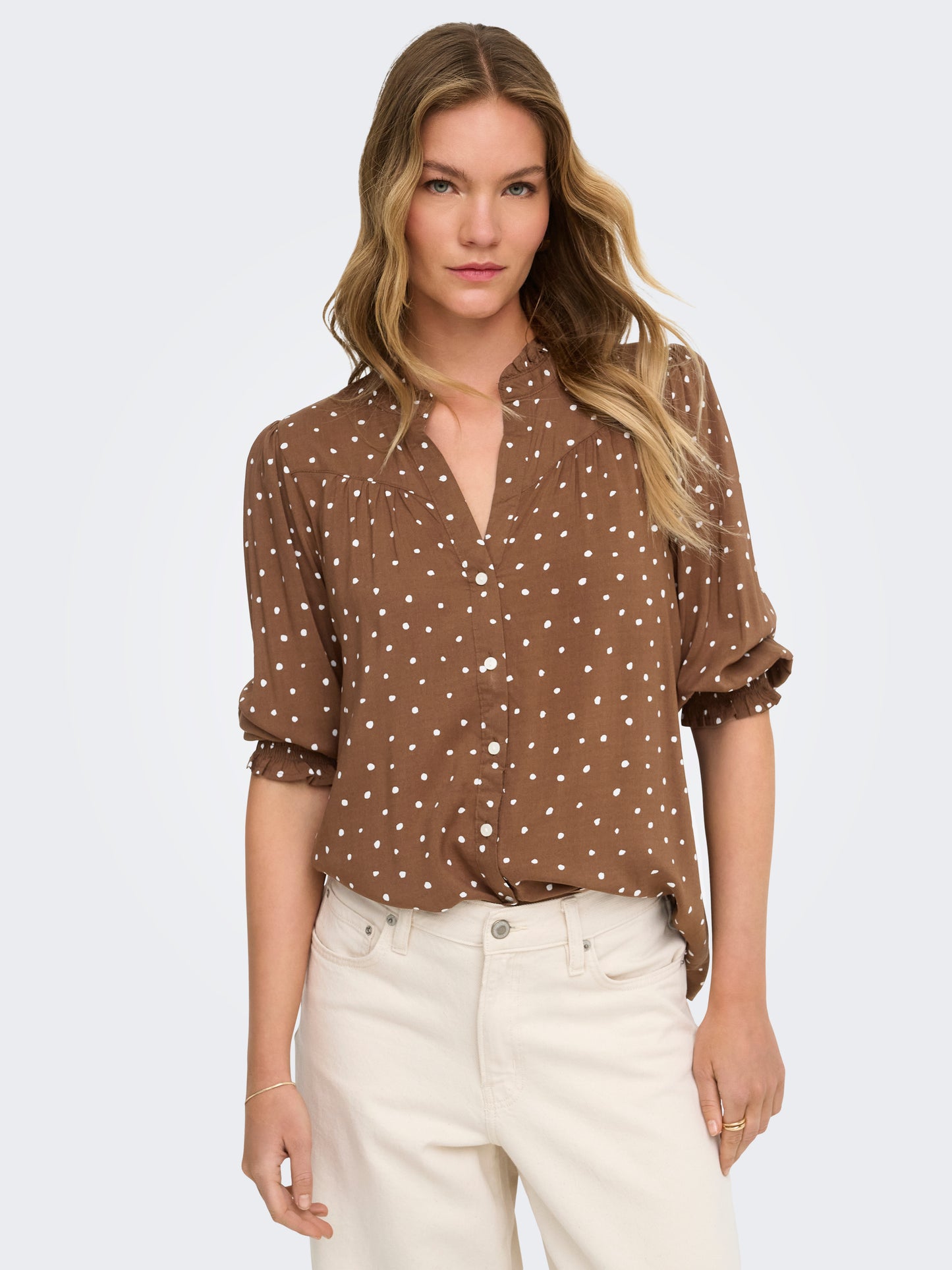 ONLRAYA 3/4 SHIRT WVN NOOS