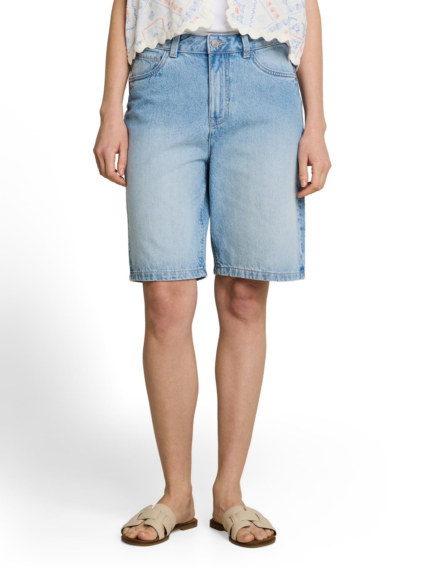 TTELIN STRAIGHT Bermuda Jeans Shorts