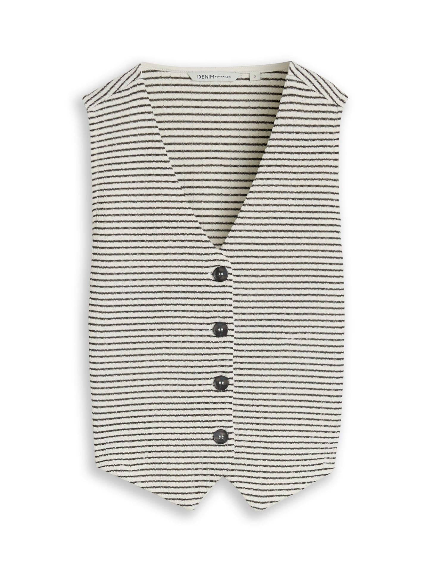 Fitted Jacquard Blazer-Weste