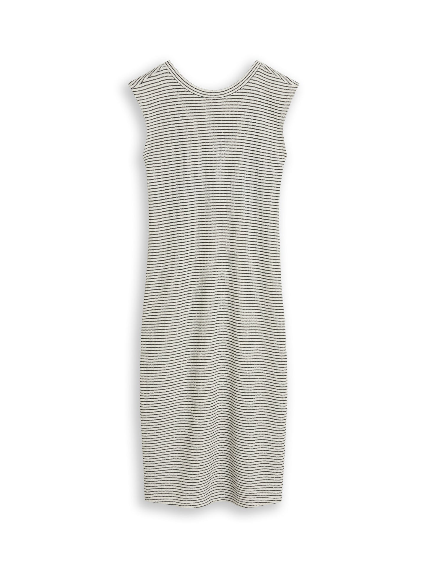 Fitted Jacquard Midi-Kleid
